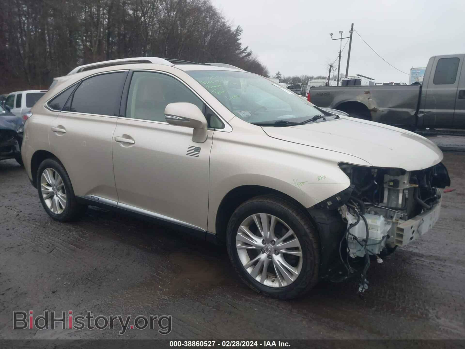 Photo JTJBC1BA4C2425710 - LEXUS RX 450H 2012