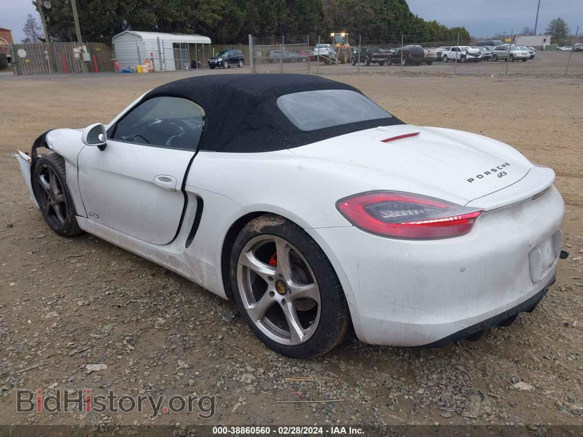 2016 PORSCHE BOXSTER - VIN: WP0CB2A82GS140489 - Фото 3