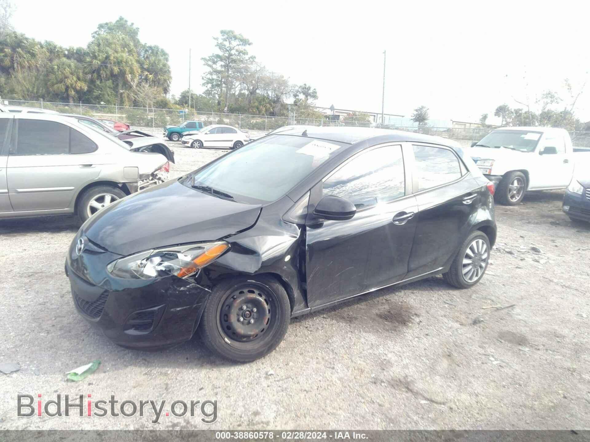 2014 MAZDA MAZDA2 - VIN: JM1DE1KY0E0189641 - Фото 2