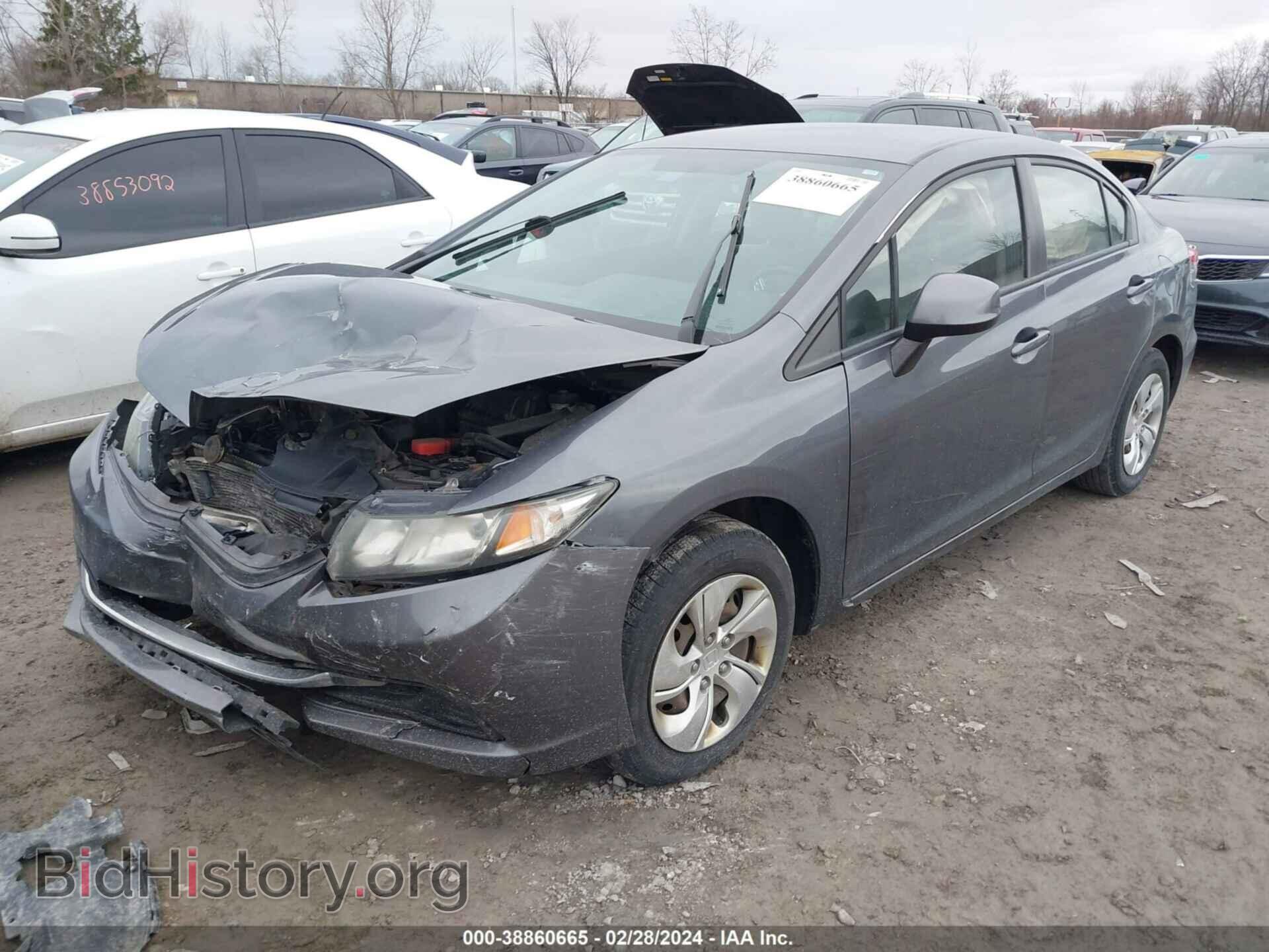 2013 HONDA CIVIC - VIN: 19XFB2F59DE027746 - Фото 2