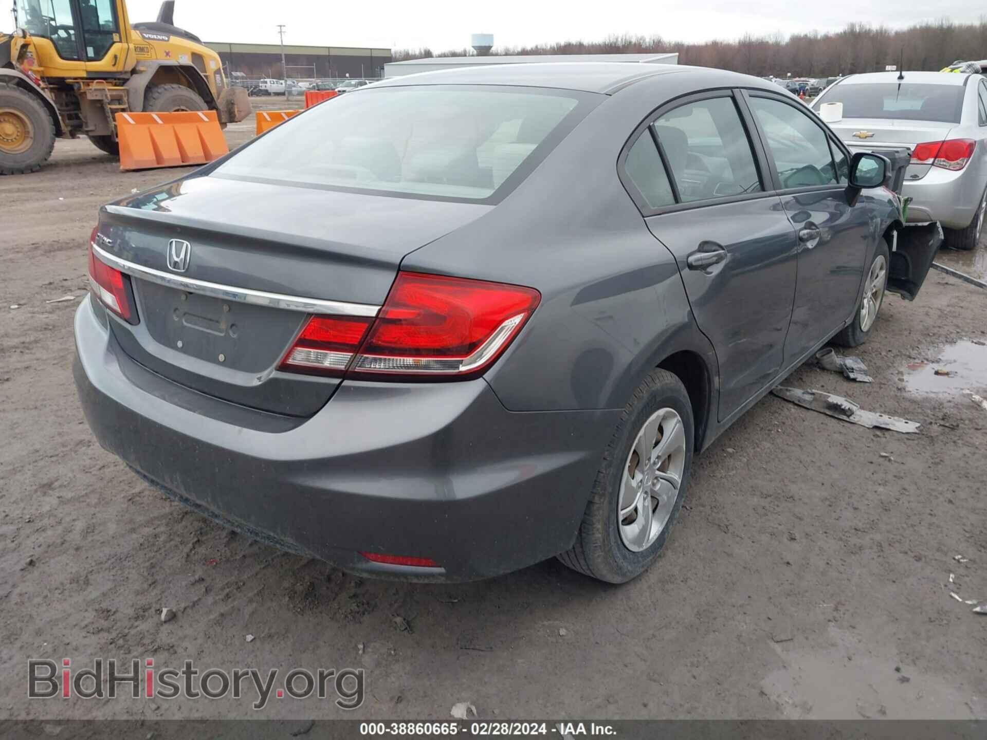 2013 HONDA CIVIC - VIN: 19XFB2F59DE027746 - Фото 4