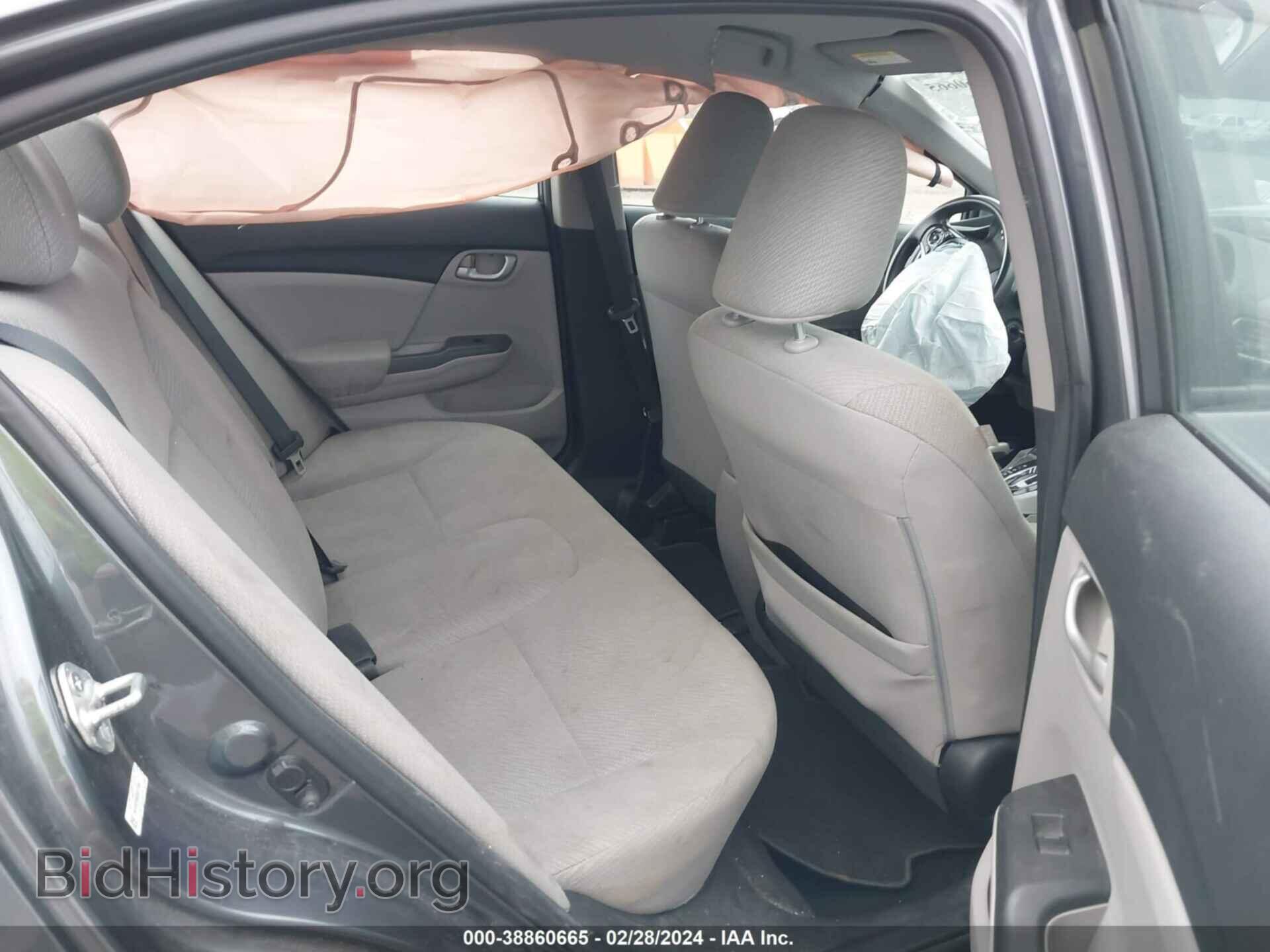 2013 HONDA CIVIC - VIN: 19XFB2F59DE027746 - Фото 8