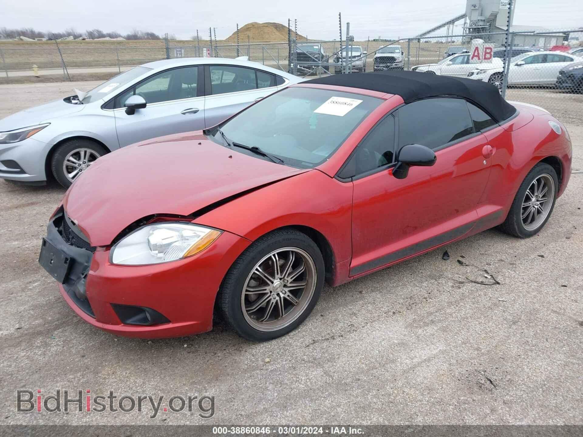 2012 MITSUBISHI ECLIPSE SPYDER - VIN: 4A37L5EF8CE008240 - Фото 2