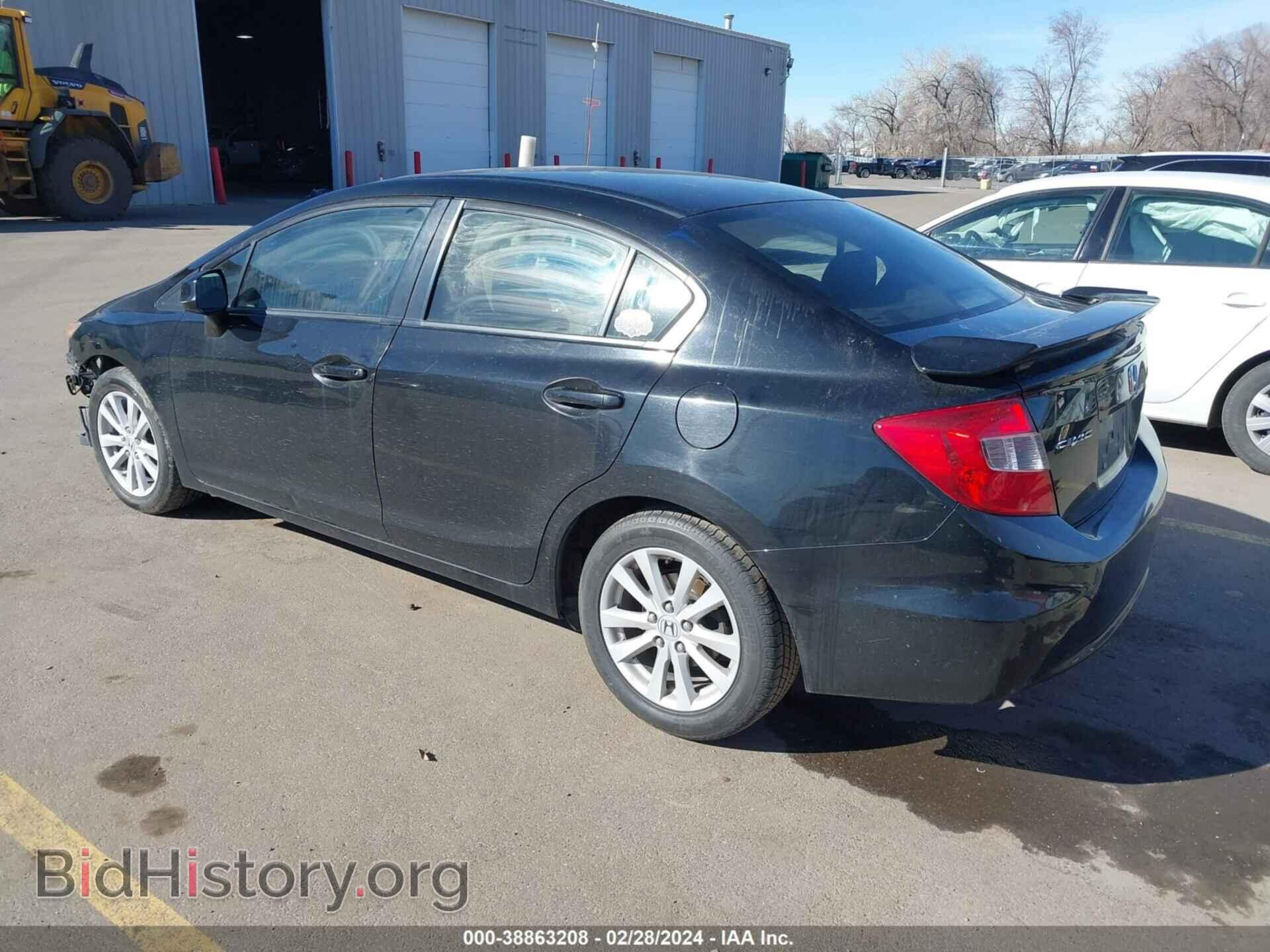 2012 HONDA CIVIC - VIN: 2HGFB2F86CH333270 - Фото 3
