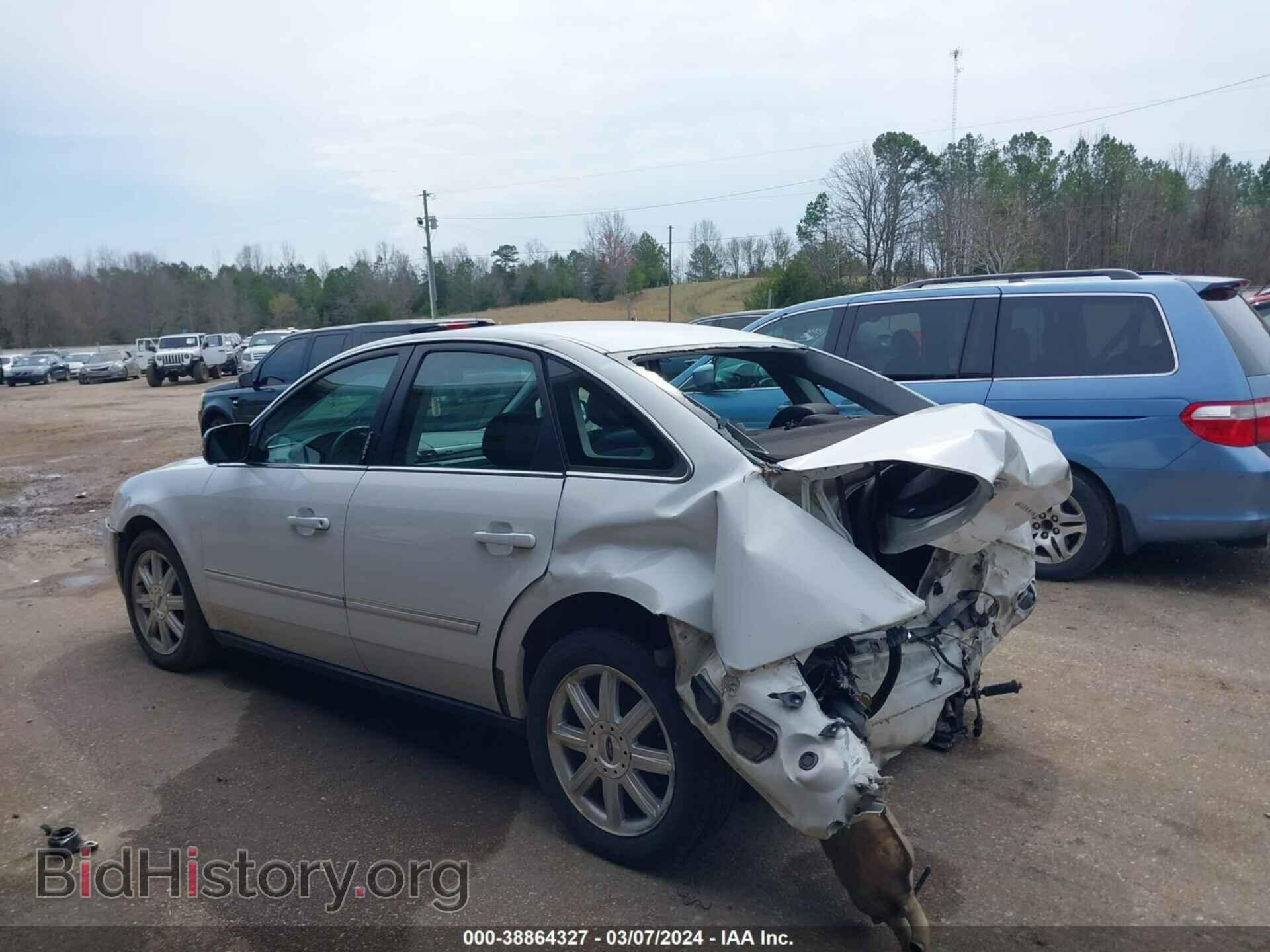 2006 FORD FIVE HUNDRED - VIN: 1FAHP25186G136667 - Фото 3