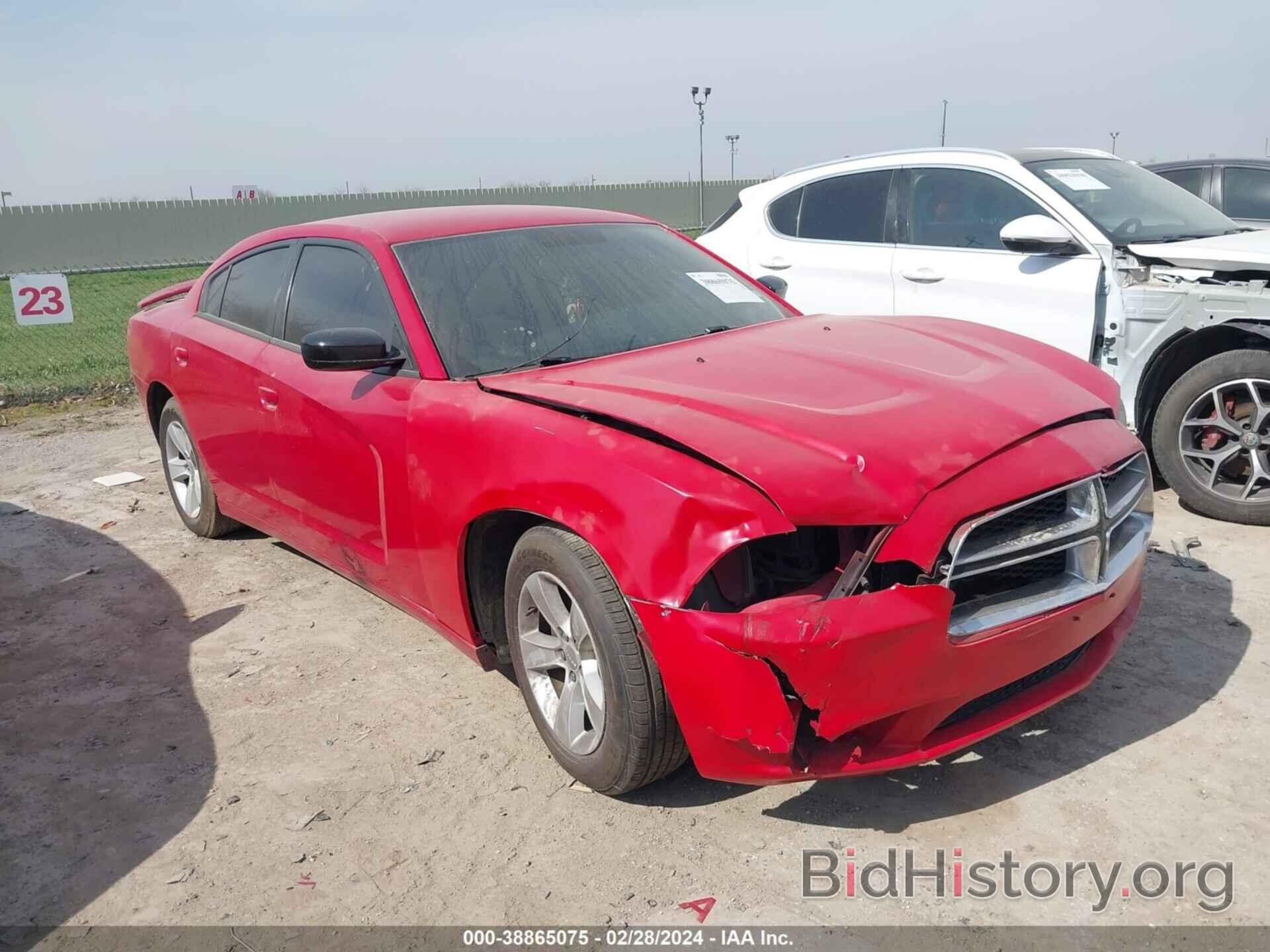 Photo 2C3CDXBG0DH571563 - DODGE CHARGER 2013