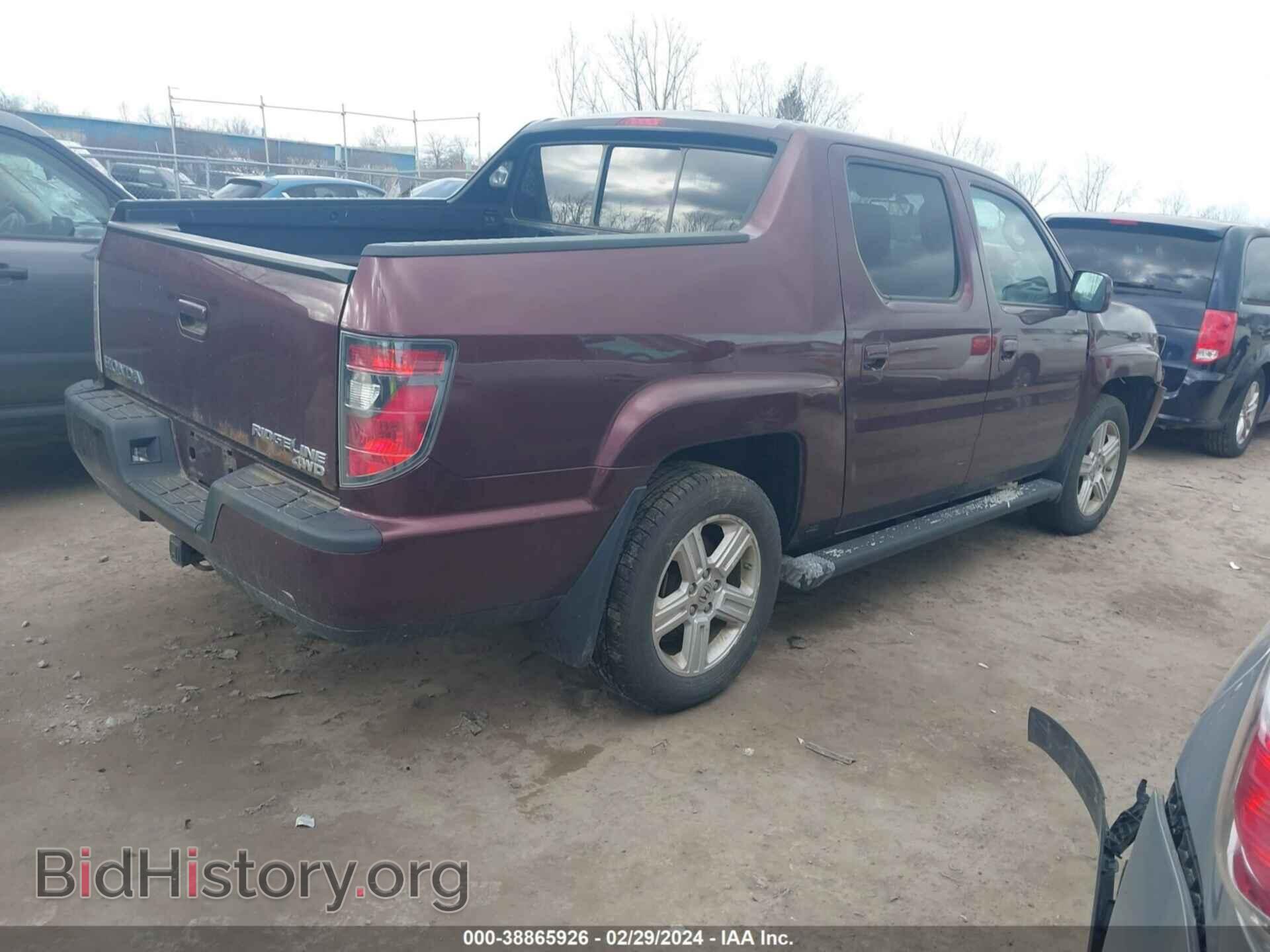 2012 HONDA RIDGELINE - VIN: 5FPYK1F56CB461156 - Фото 4