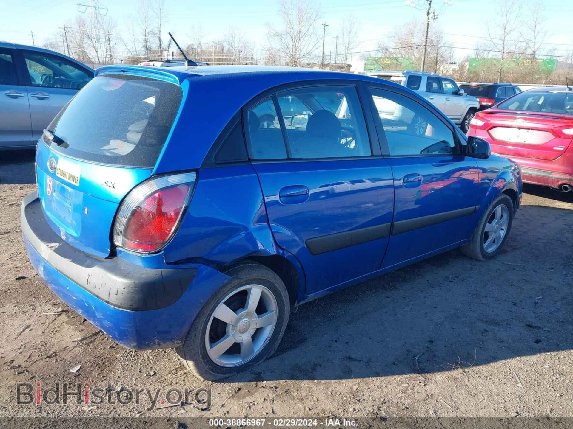 2006 KIA RIO5 - VIN: KNADE163366109727 - Фото 4