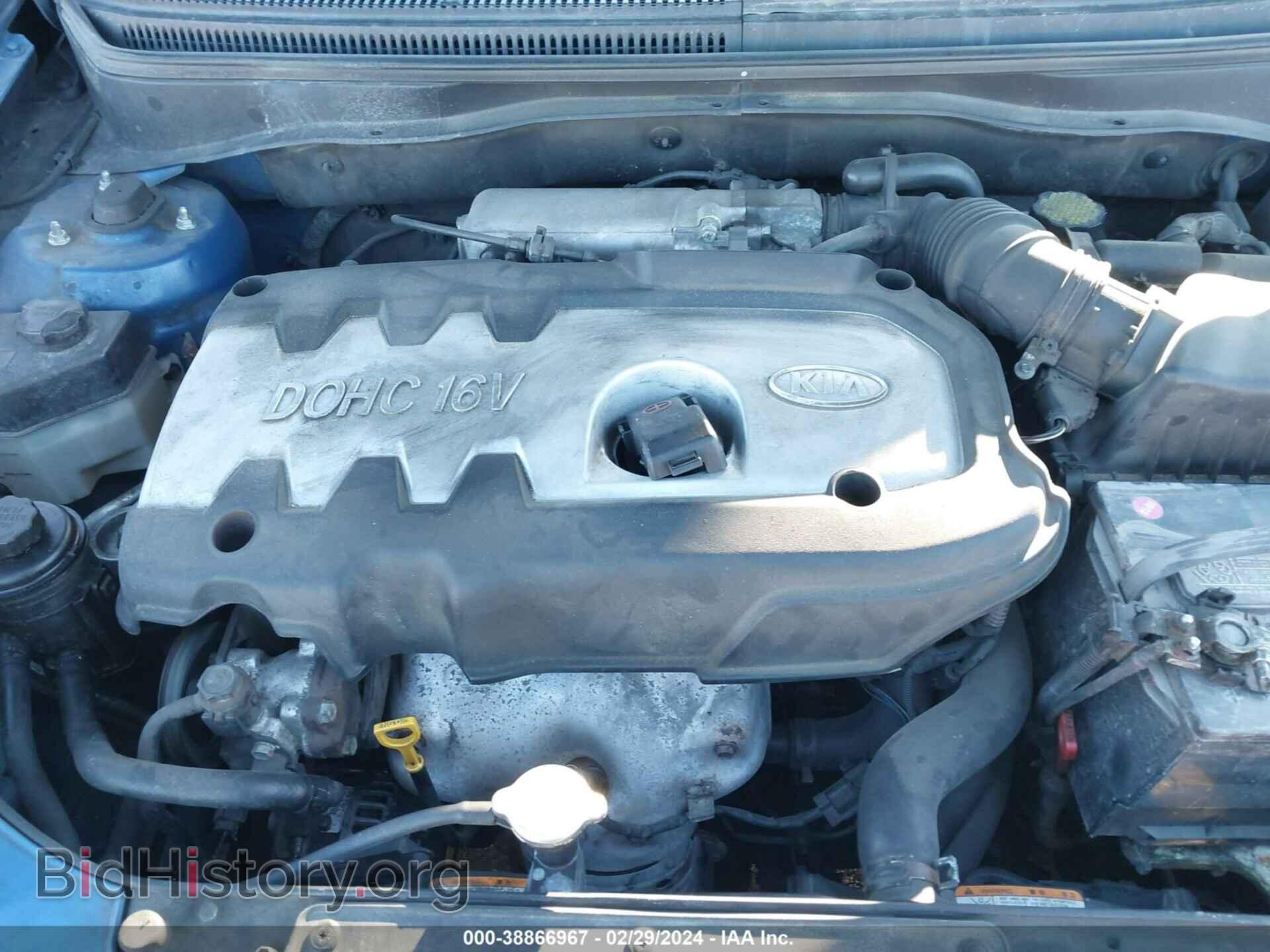 2006 KIA RIO5 - VIN: KNADE163366109727 - Фото 10