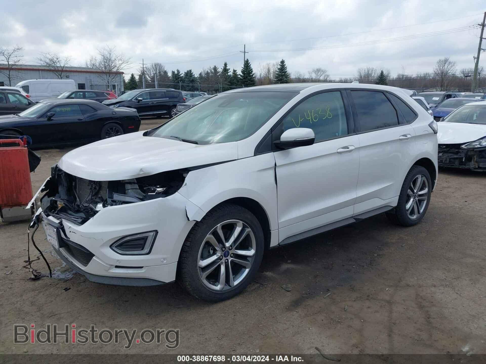 2015 FORD EDGE - VIN: 2FMTK4AP3FBB44638 - Фото 2