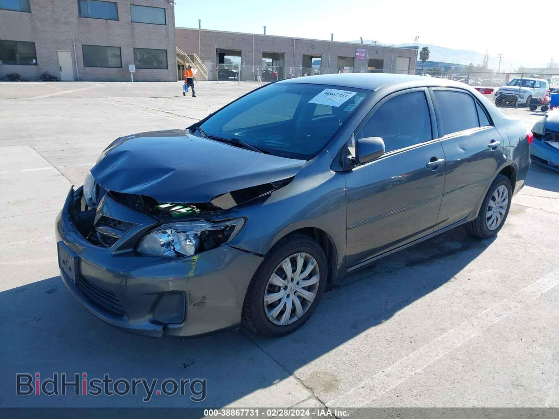 2012 TOYOTA COROLLA - VIN: 2T1BU4EE9CC825070 - Фото 2