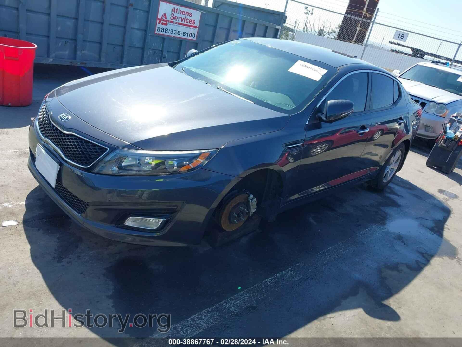 2015 KIA OPTIMA - VIN: 5XXGM4A79FG448492 - Фото 2