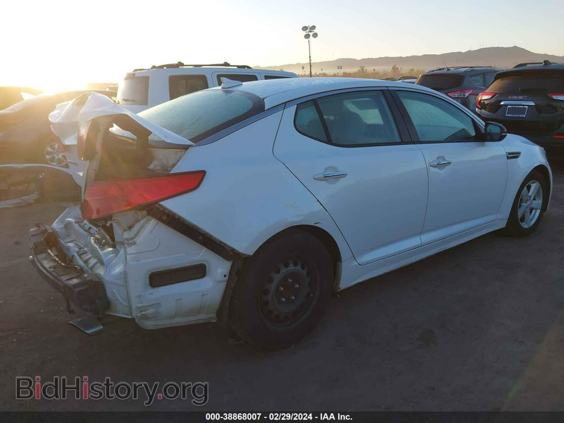 2014 KIA OPTIMA - VIN: KNAGM4A72E5519564 - Фото 4
