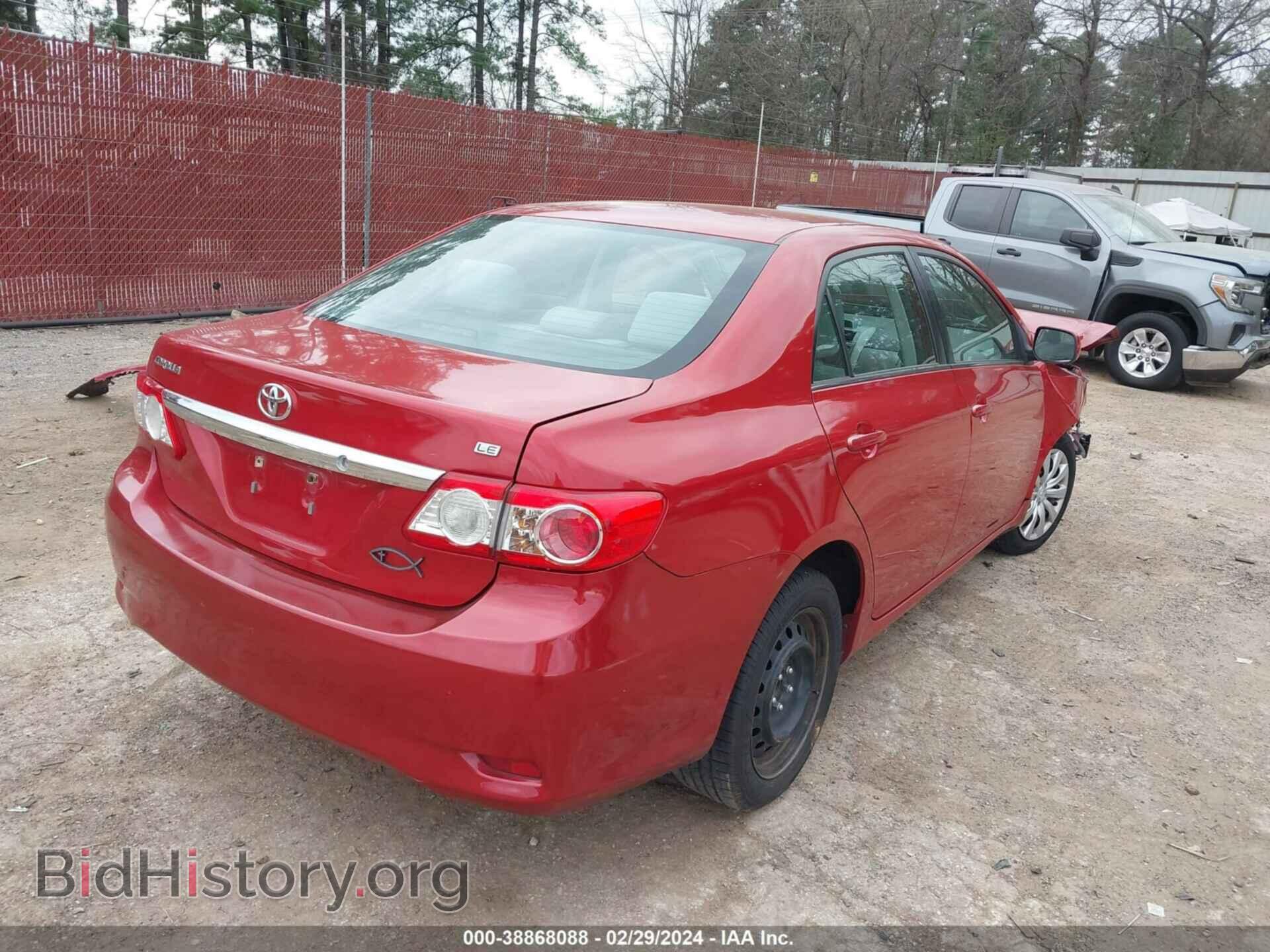2013 TOYOTA COROLLA - VIN: 5YFBU4EEXDP085725 - Фото 4