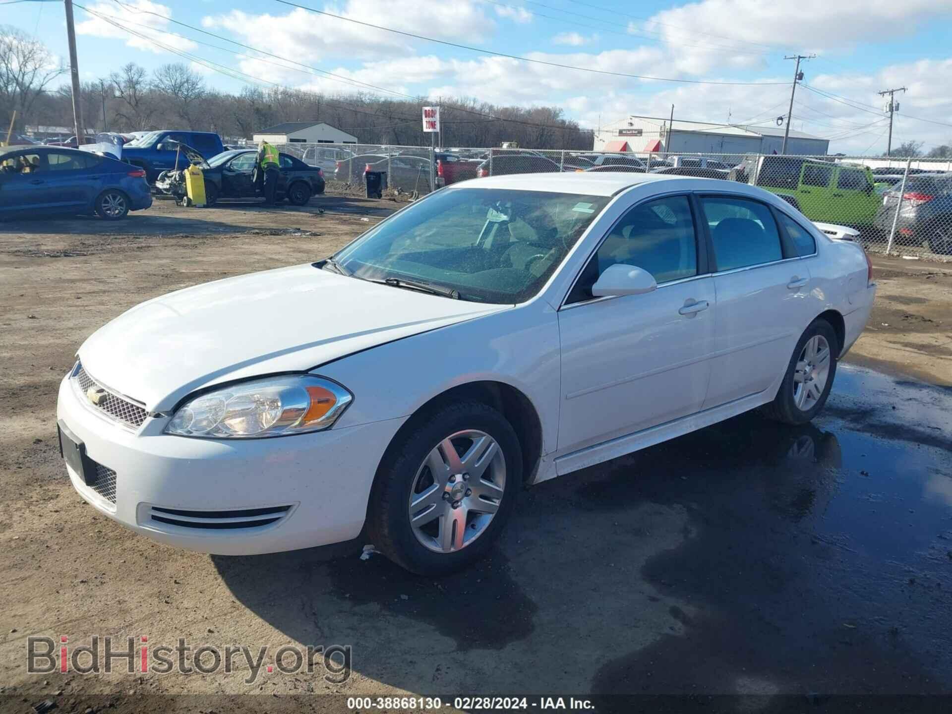 2012 CHEVROLET IMPALA - VIN: 2G1WB5E37C1319112 - Фото 2