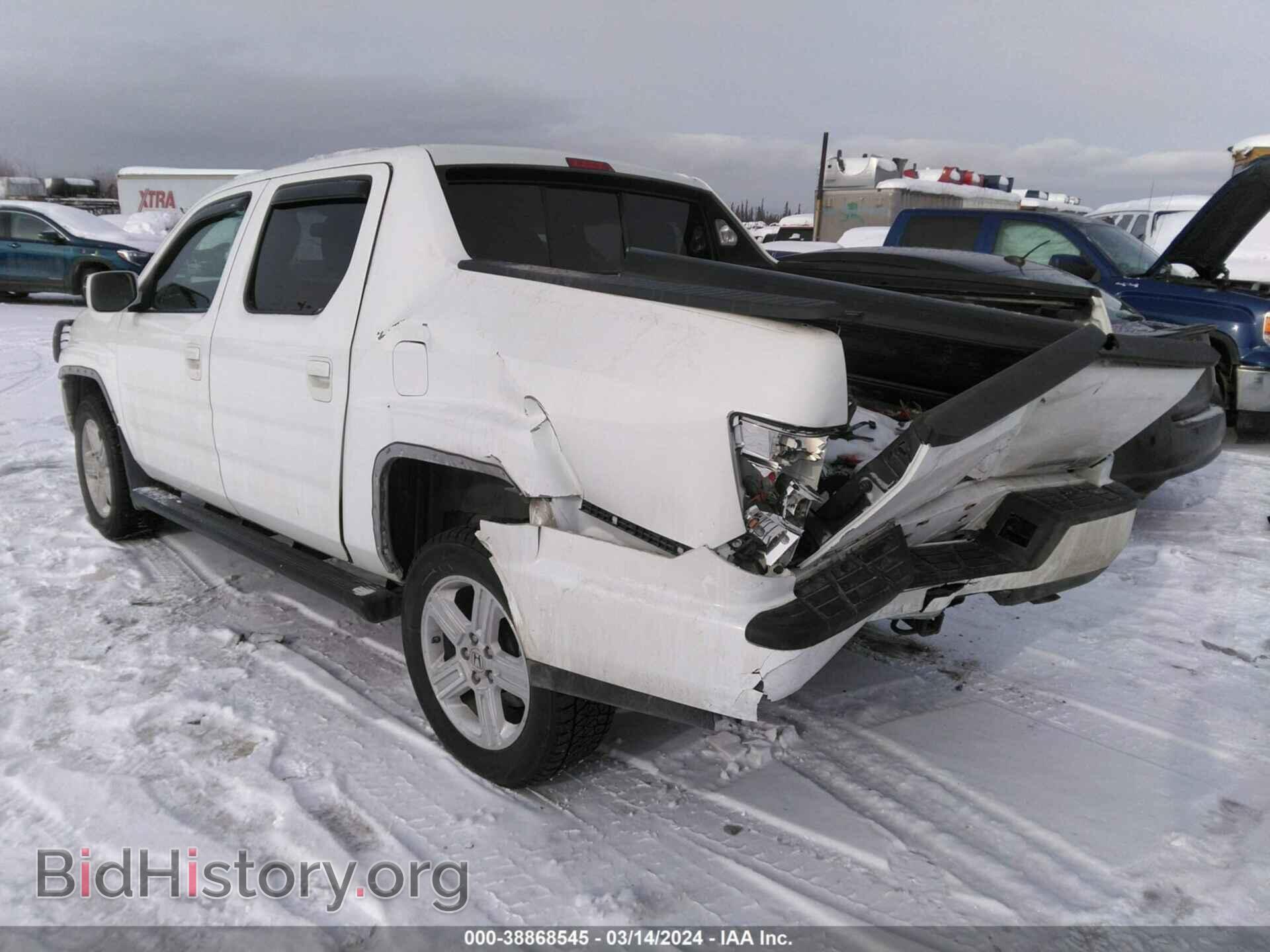 2014 HONDA RIDGELINE - VIN: 5FPYK1F51EB007352 - Фото 3