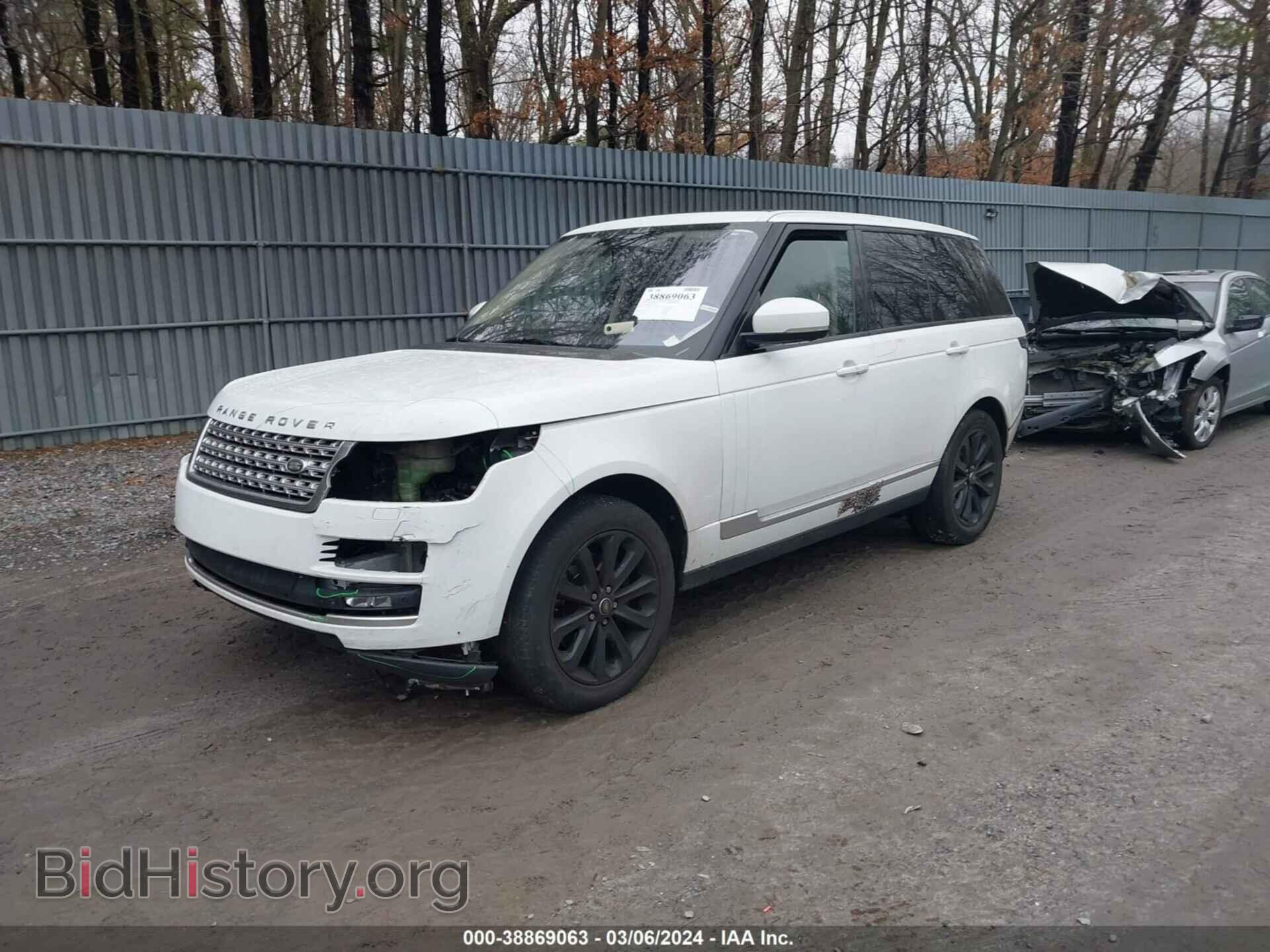 2015 LAND ROVER RANGE ROVER - VIN: SALGS2VF8FA206745 - Фото 2
