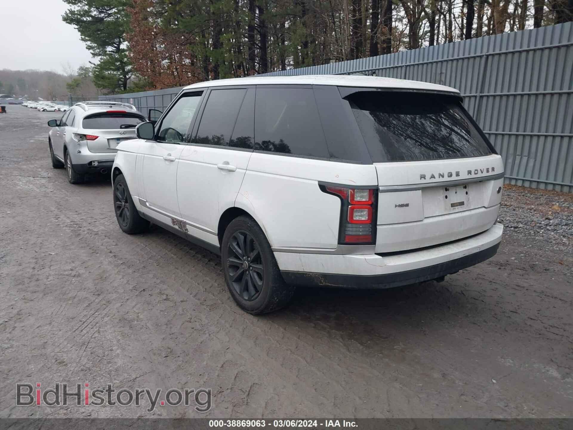 2015 LAND ROVER RANGE ROVER - VIN: SALGS2VF8FA206745 - Фото 3