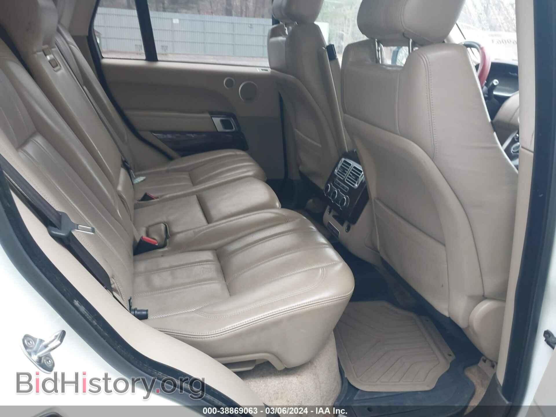 2015 LAND ROVER RANGE ROVER - VIN: SALGS2VF8FA206745 - Фото 8