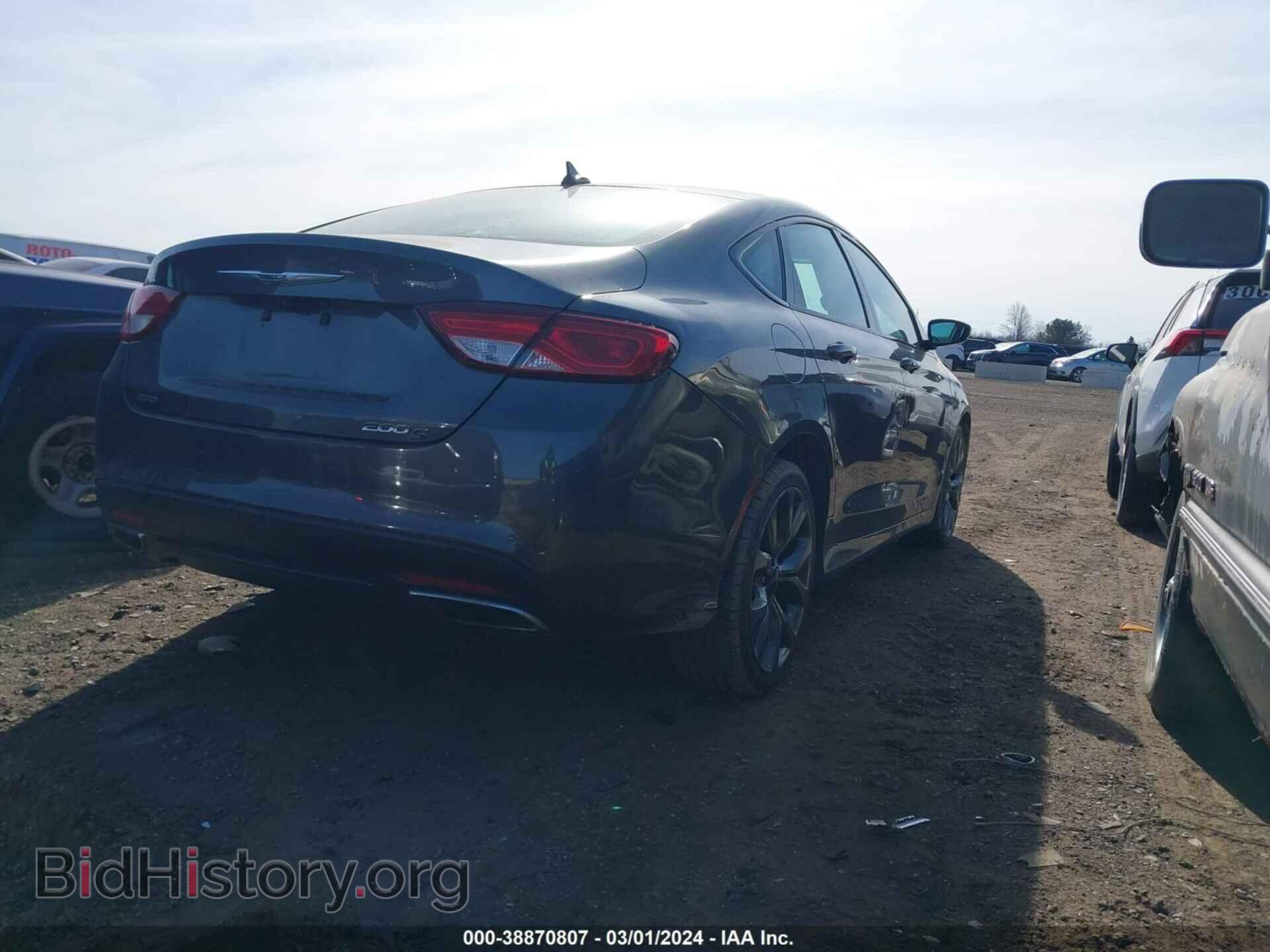 2015 CHRYSLER 200 - VIN: 1C3CCCDG0FN656762 - Фото 4