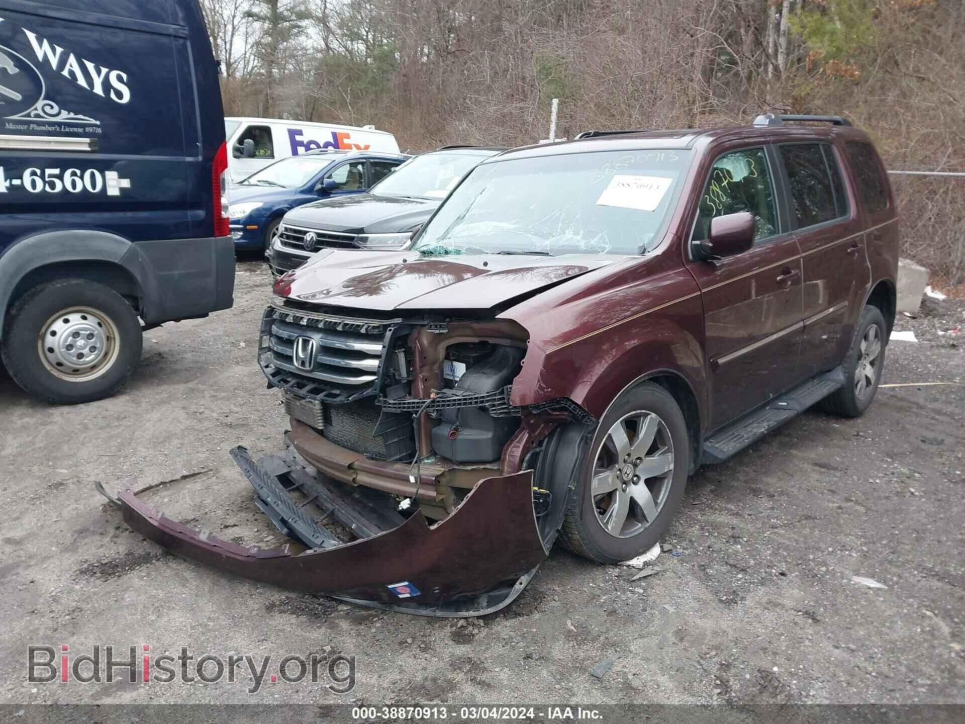 2013 HONDA PILOT - VIN: 5FNYF4H91DB055091 - Фото 2