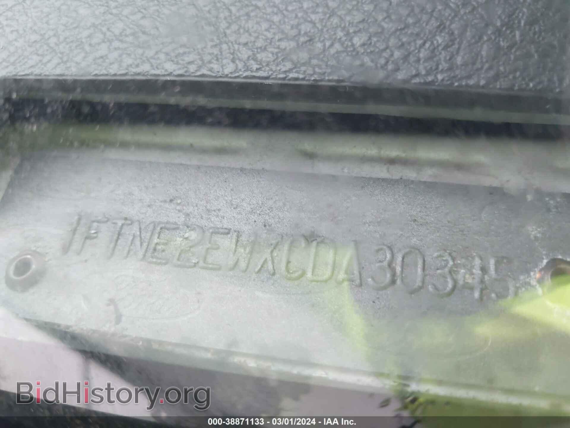 2012 FORD E-250 - VIN: 1FTNE2EWXCDA30345 - Фото 9