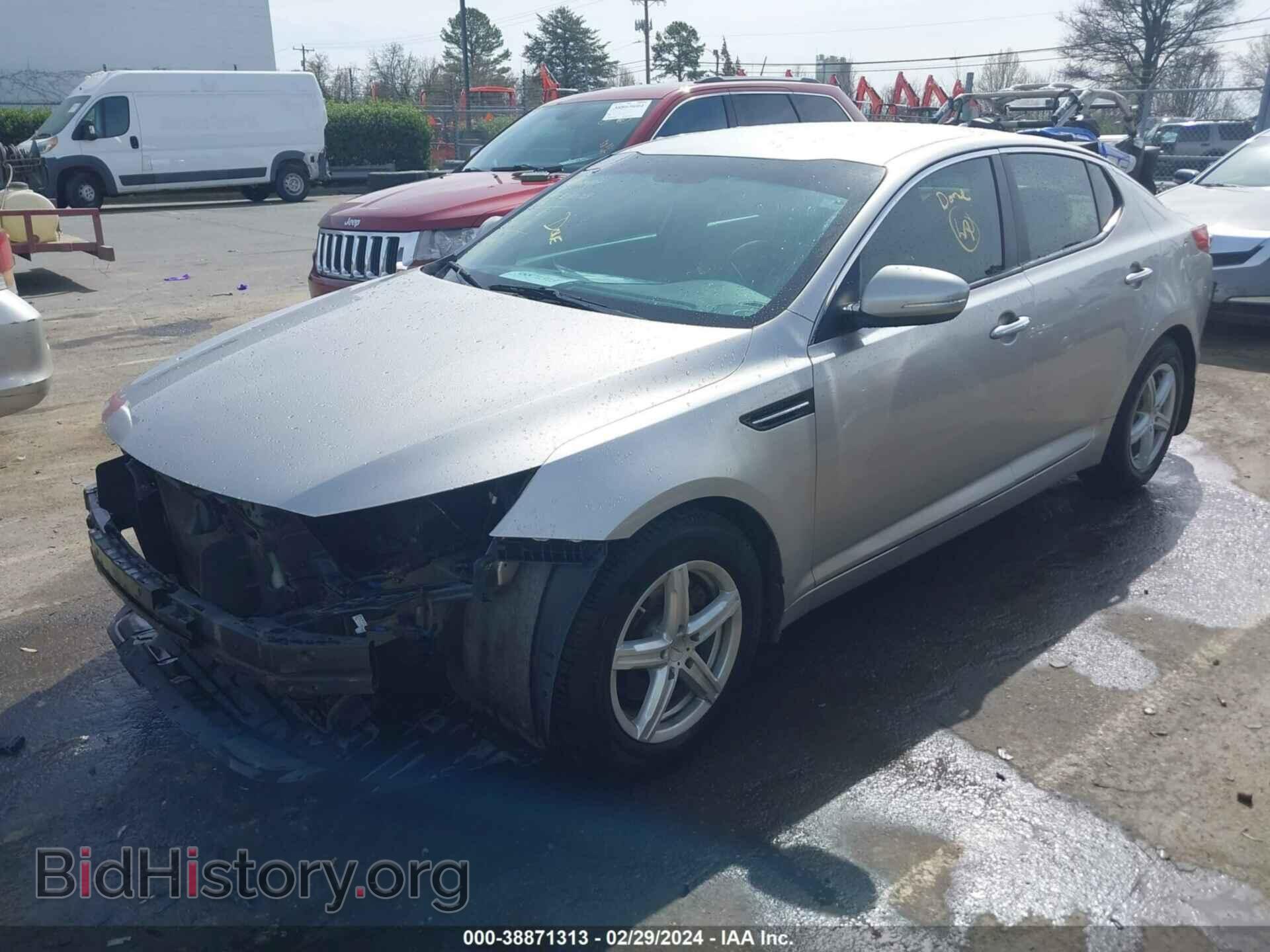 2013 KIA OPTIMA - VIN: KNAGM4A78D5337706 - Фото 2