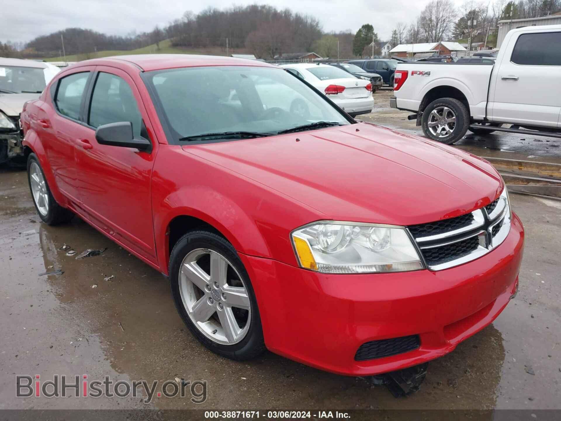 Фотография 1C3CDZAB5DN643317 - DODGE AVENGER 2013