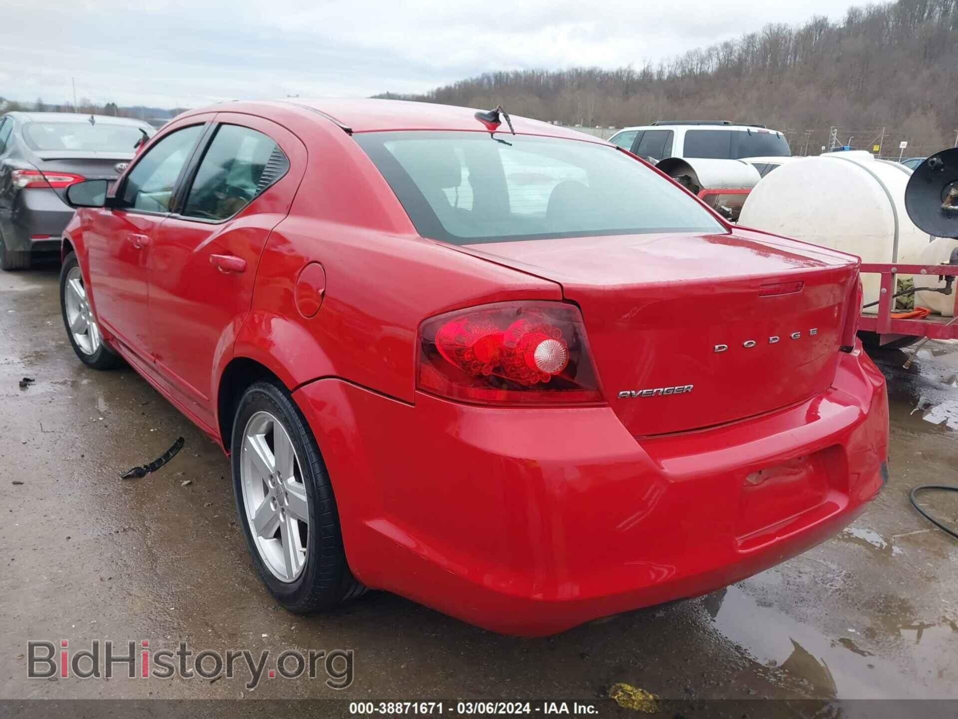 2013 DODGE AVENGER - VIN: 1C3CDZAB5DN643317 - Фото 3