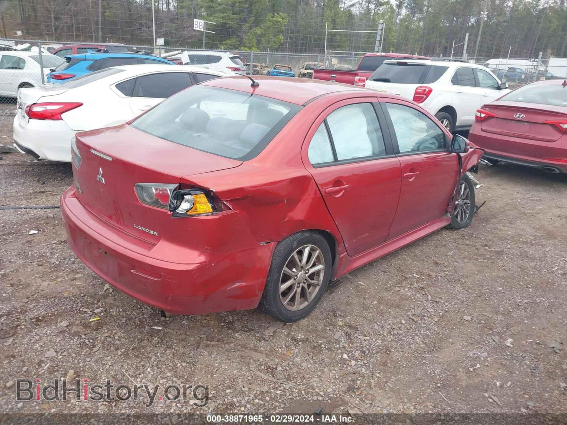 2016 MITSUBISHI LANCER - VIN: JA32U2FU9GU001233 - Фото 4