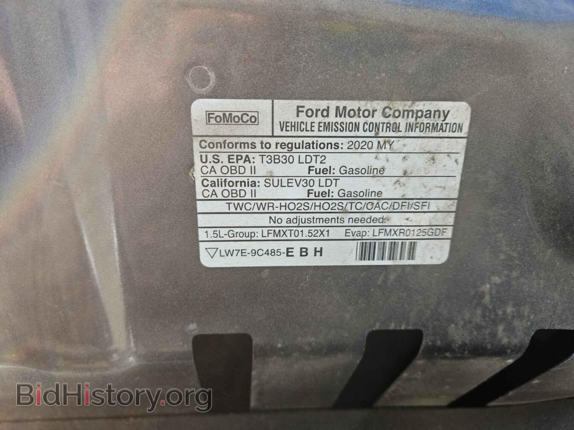2020 FORD ESCAPE - VIN: 1FMCU9G67LUA43534 - Photo 5