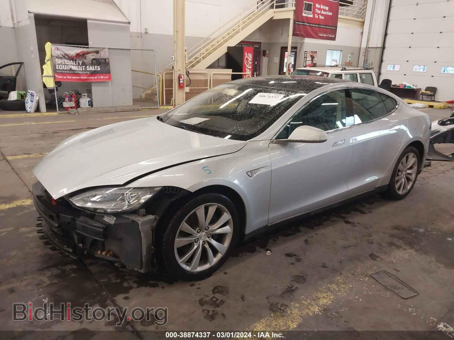 2014 TESLA MODEL S - VIN: 5YJSA1H18EFP32006 - Фото 2