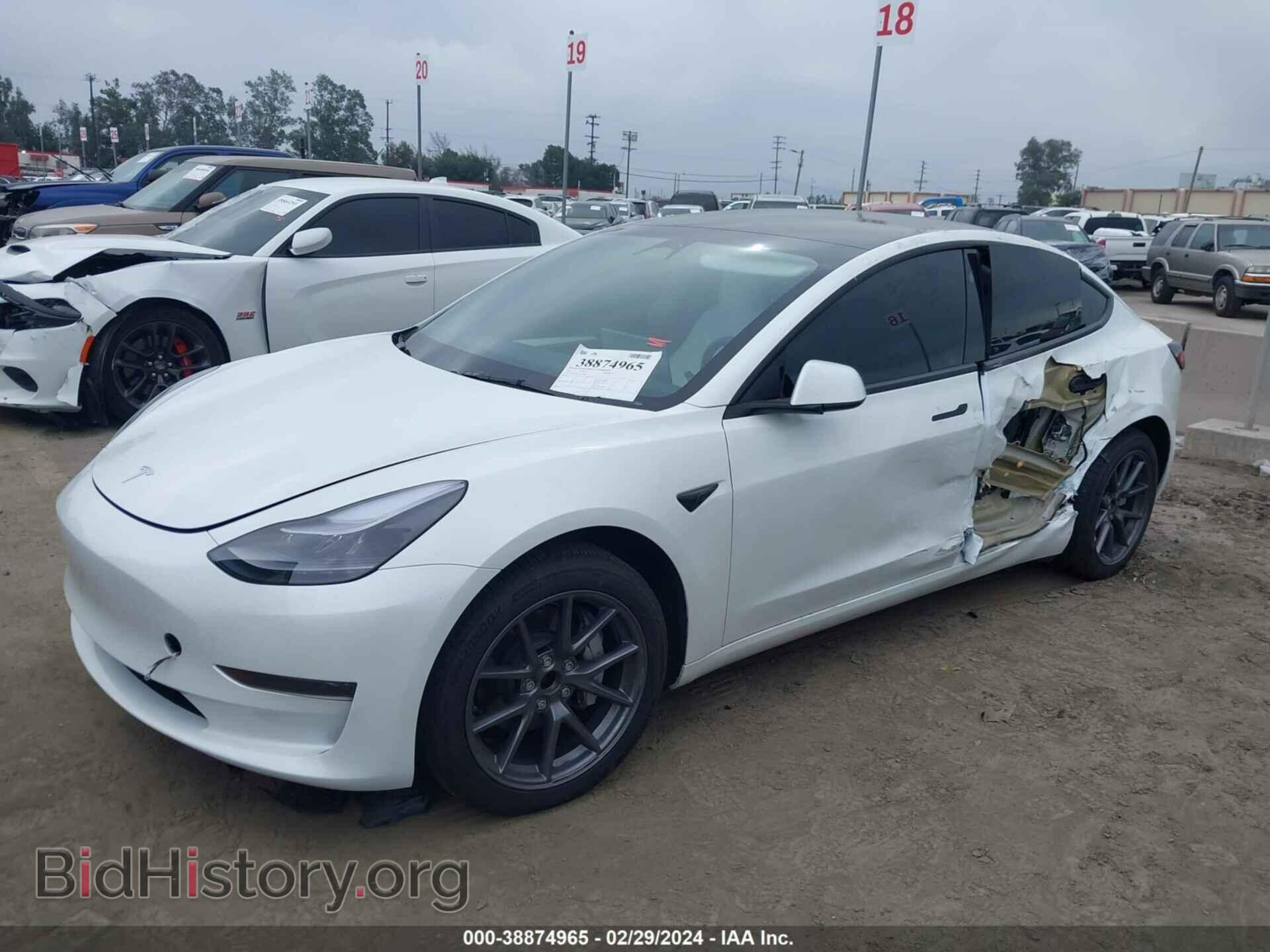 2023 TESLA MODEL 3 - VIN: 5YJ3E1EA6PF638996 - Фото 2