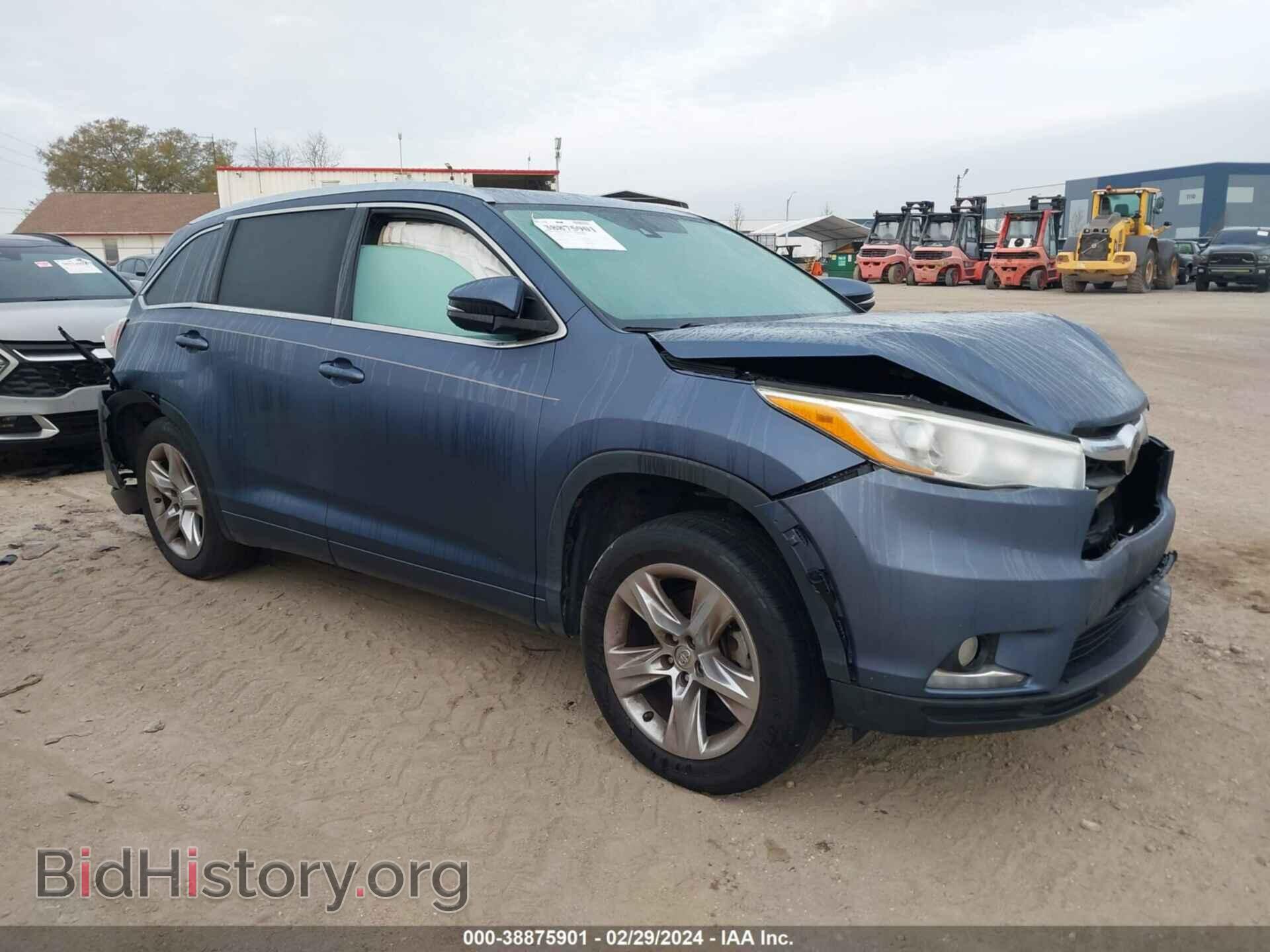 Photo 5TDYKRFH4ES033344 - TOYOTA HIGHLANDER 2014
