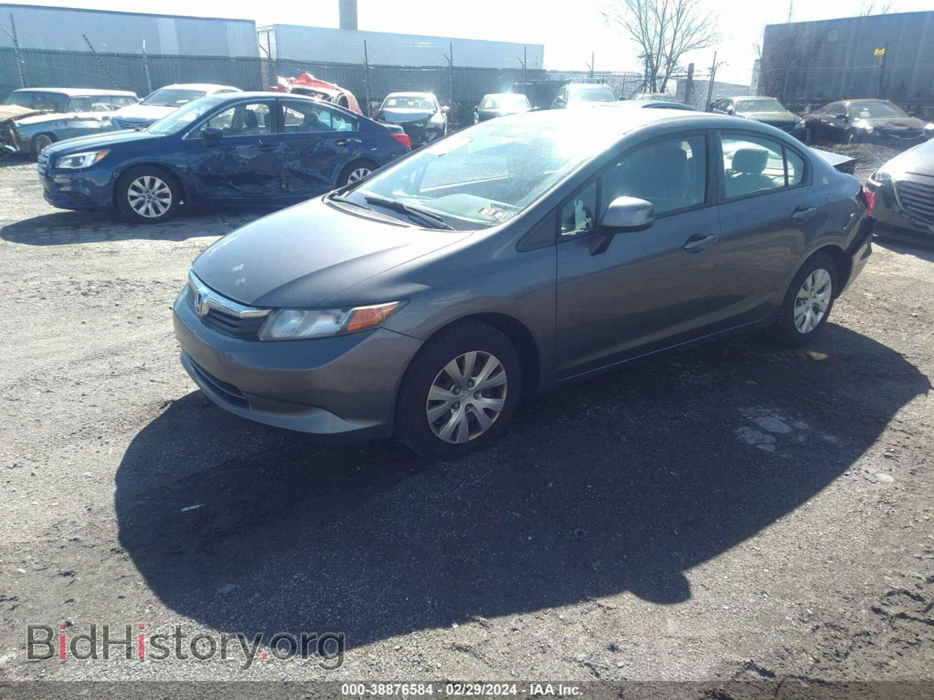 2012 HONDA CIVIC - VIN: 19XFB2F51CE378701 - Фото 2