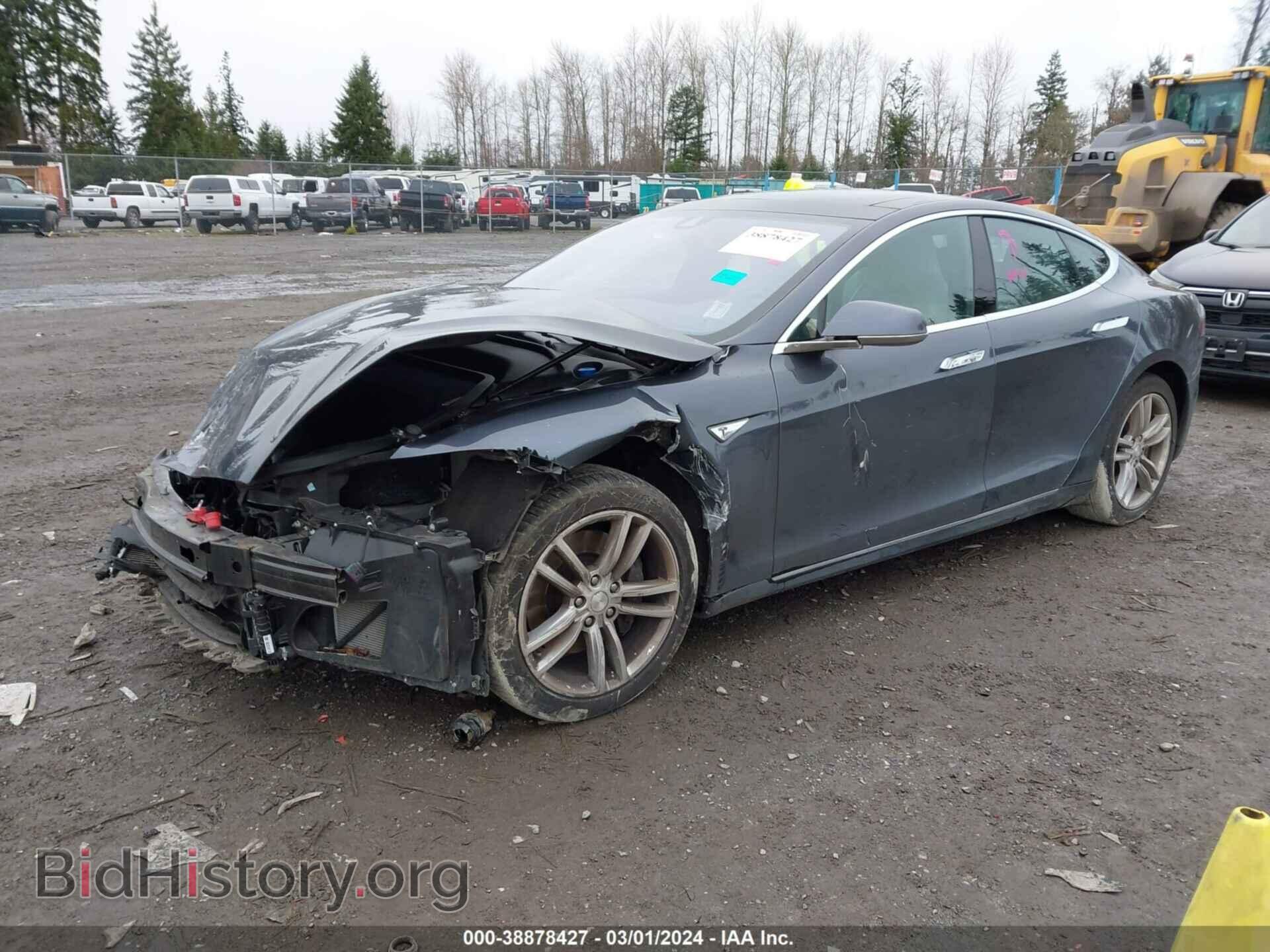 2015 TESLA MODEL S - VIN: 5YJSA1S2XFF086194 - Фото 2