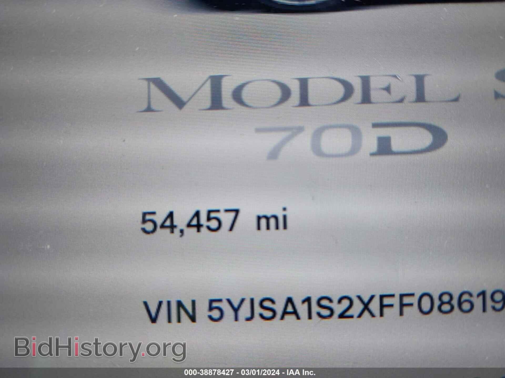 2015 TESLA MODEL S - VIN: 5YJSA1S2XFF086194 - Фото 14