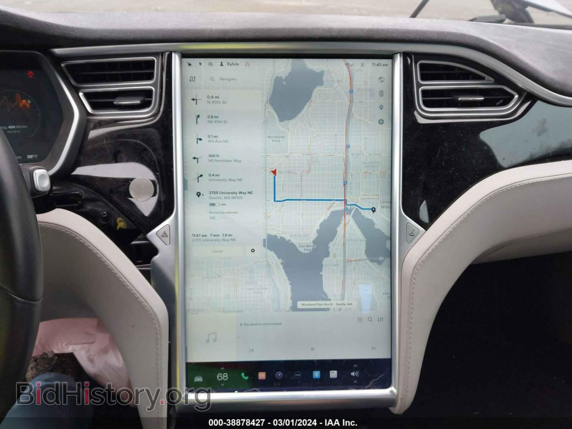 2015 TESLA MODEL S - VIN: 5YJSA1S2XFF086194 - Фото 17
