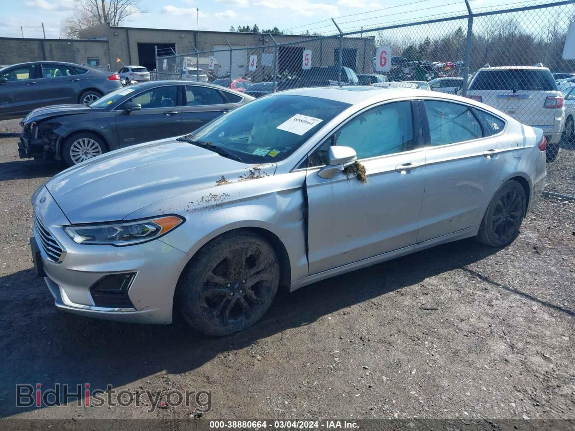 2019 FORD FUSION - VIN: 3FA6P0CD7KR237002 - Фото 2