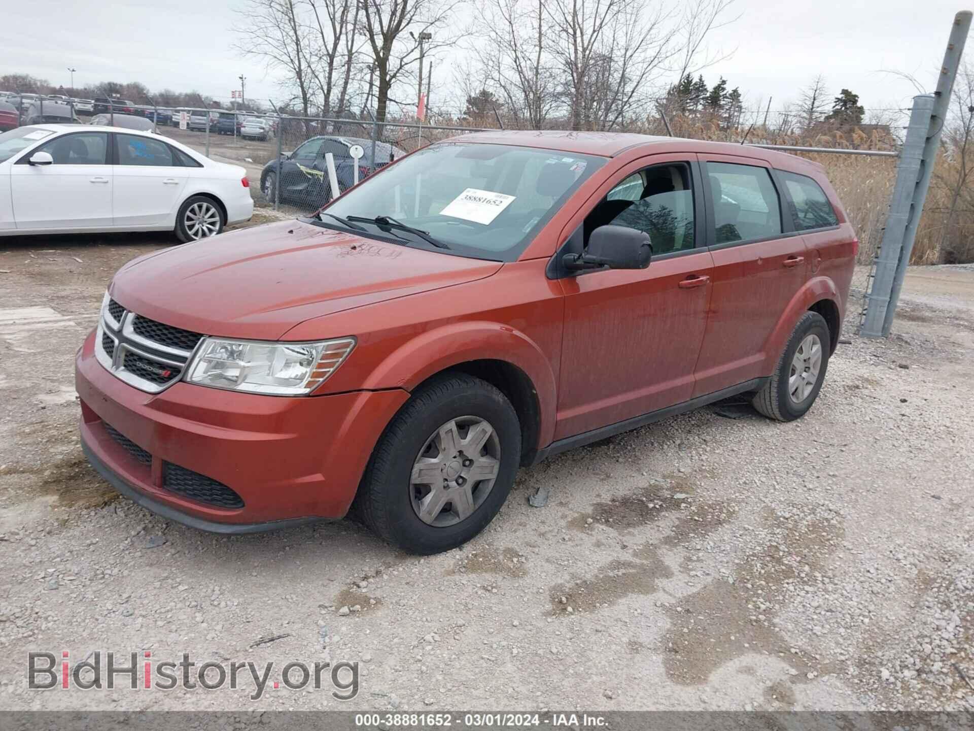 2012 DODGE JOURNEY - VIN: 3C4PDCAB2CT340911 - Фото 2