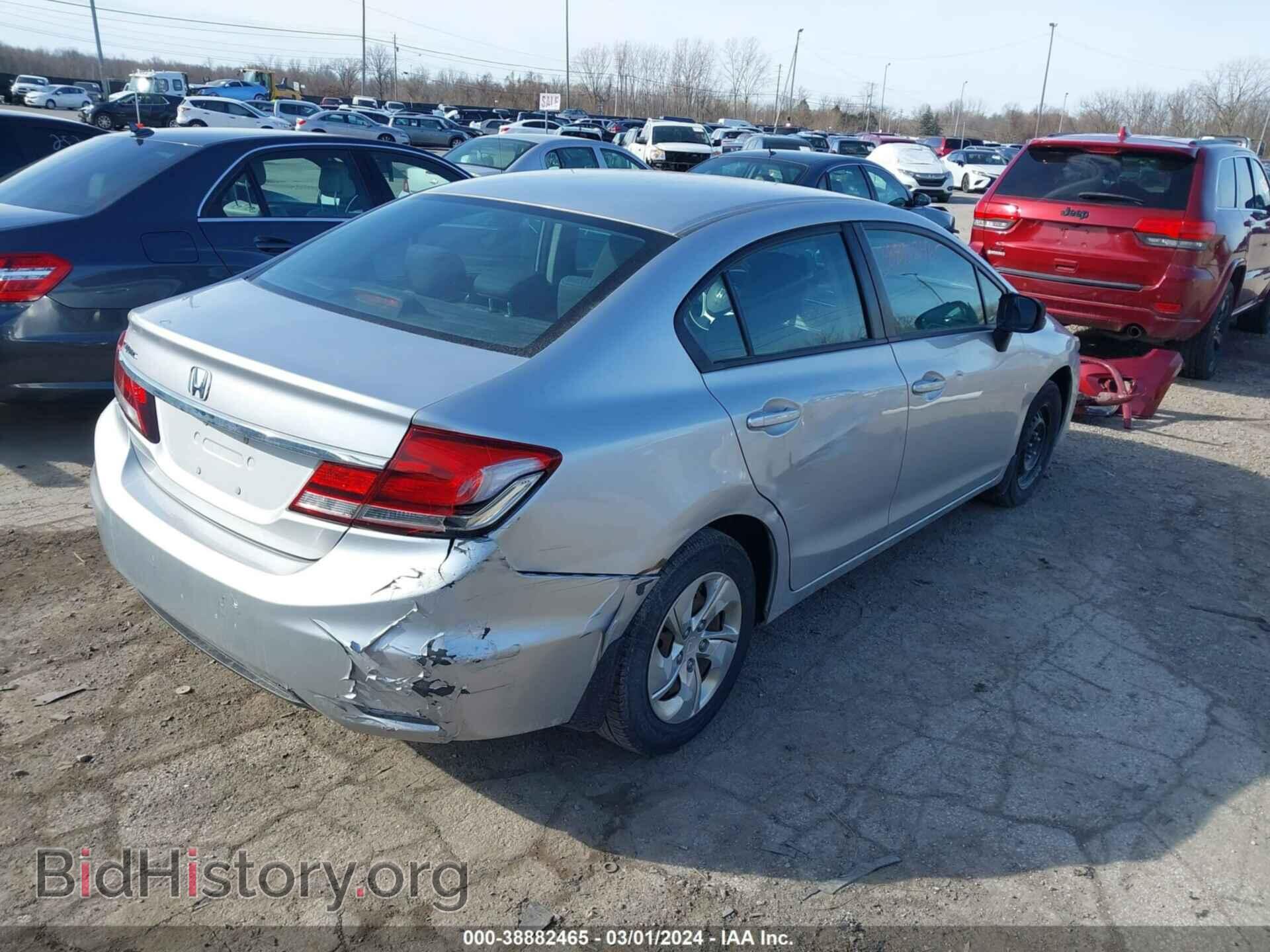 2015 HONDA CIVIC - VIN: 19XFB2F50FE114129 - Фото 4