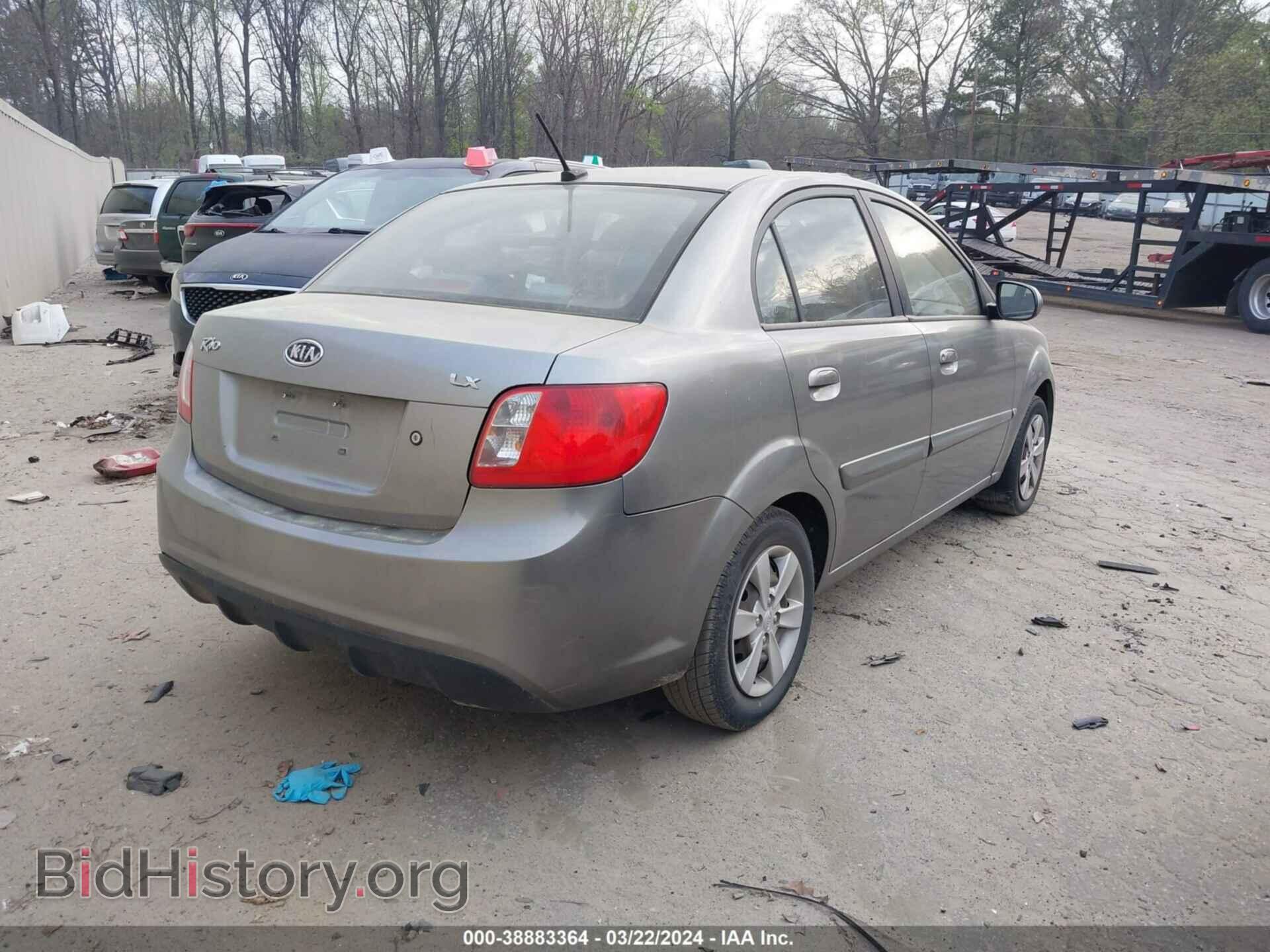 2010 KIA RIO - VIN: KNADH4A32A6622637 - Фото 4