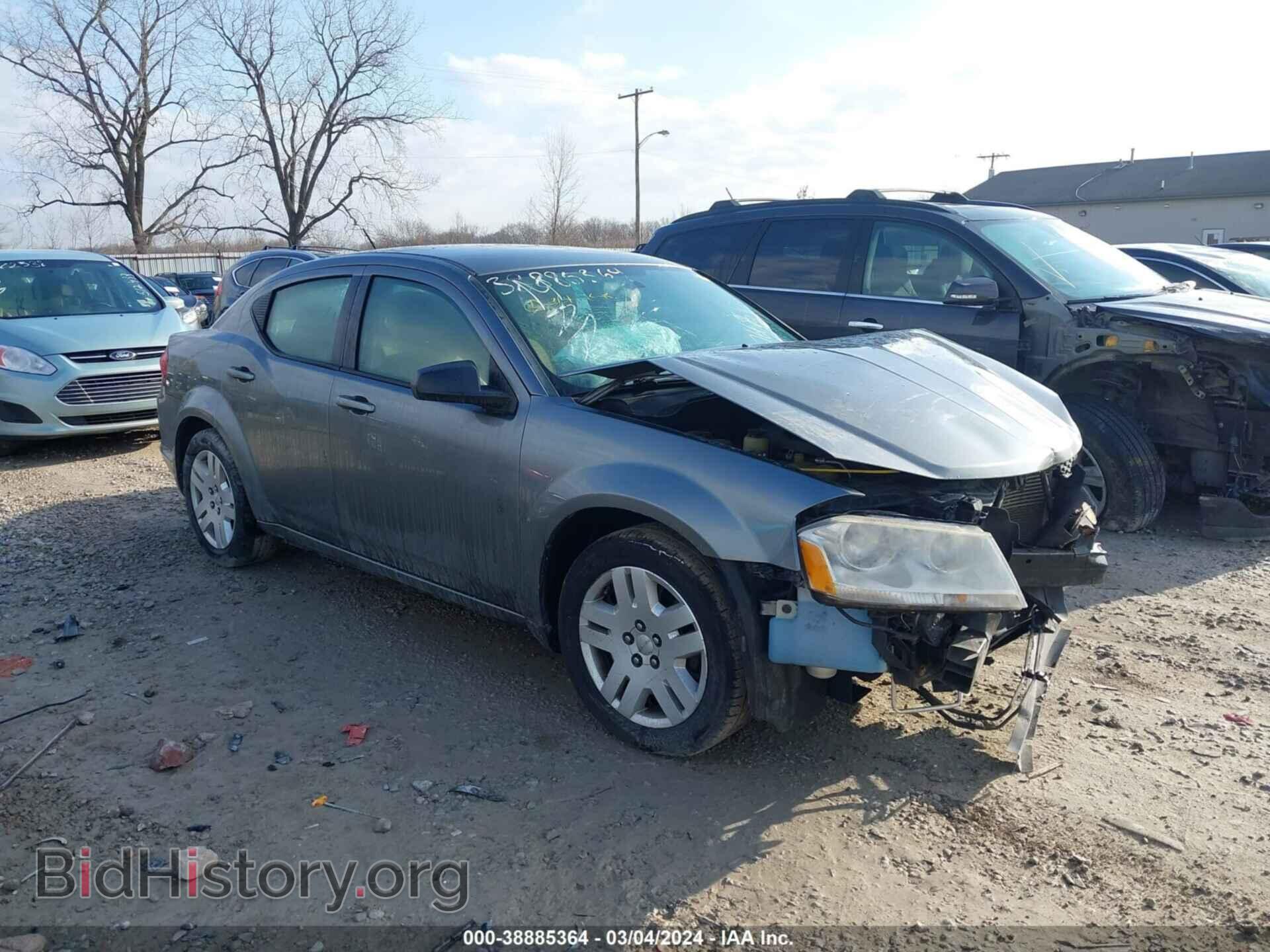 Фотография 1C3CDZAG5DN766854 - DODGE AVENGER 2013