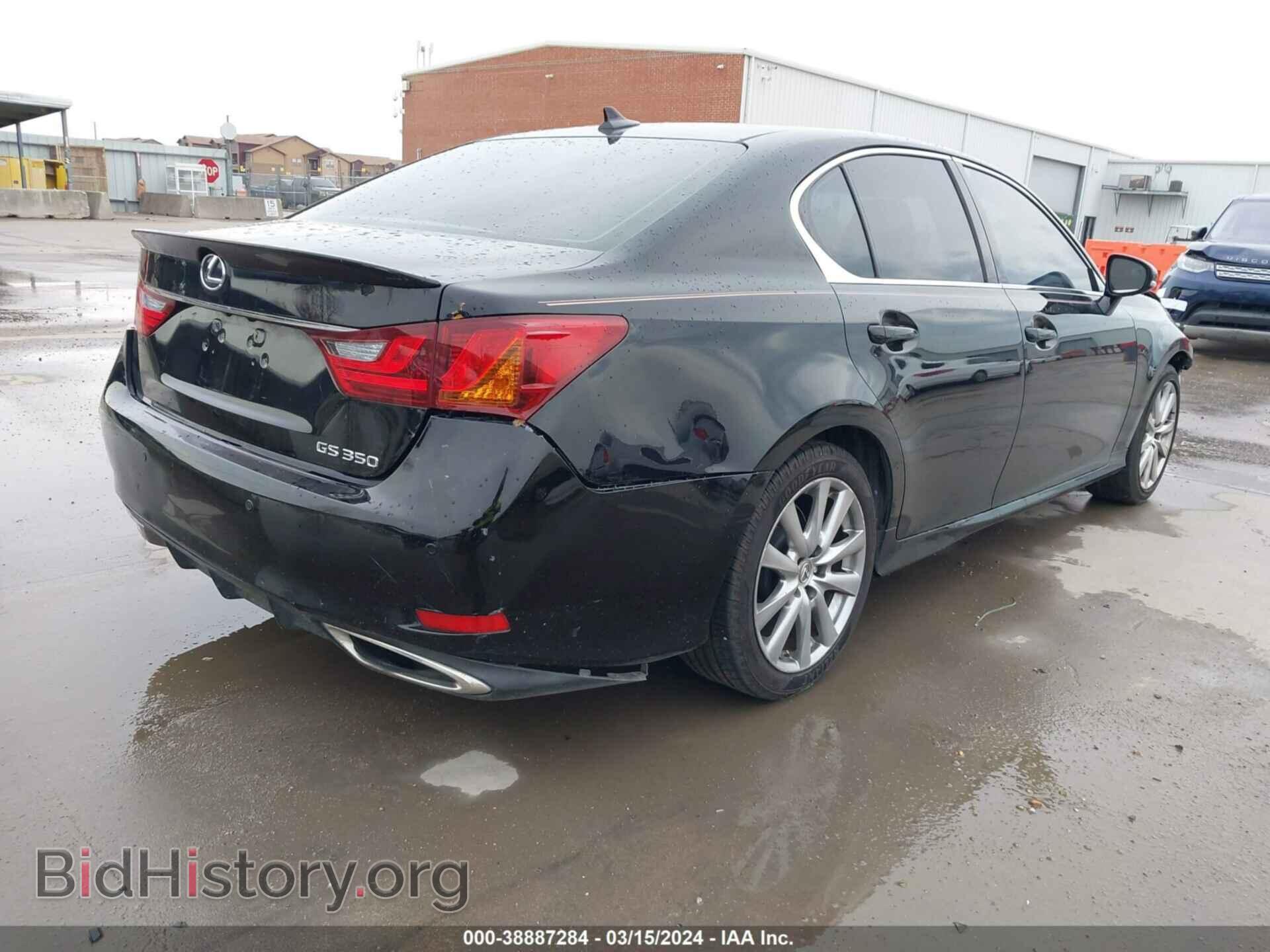 2013 LEXUS GS 350 - VIN: JTHBE1BL9D5019791 - Фото 4