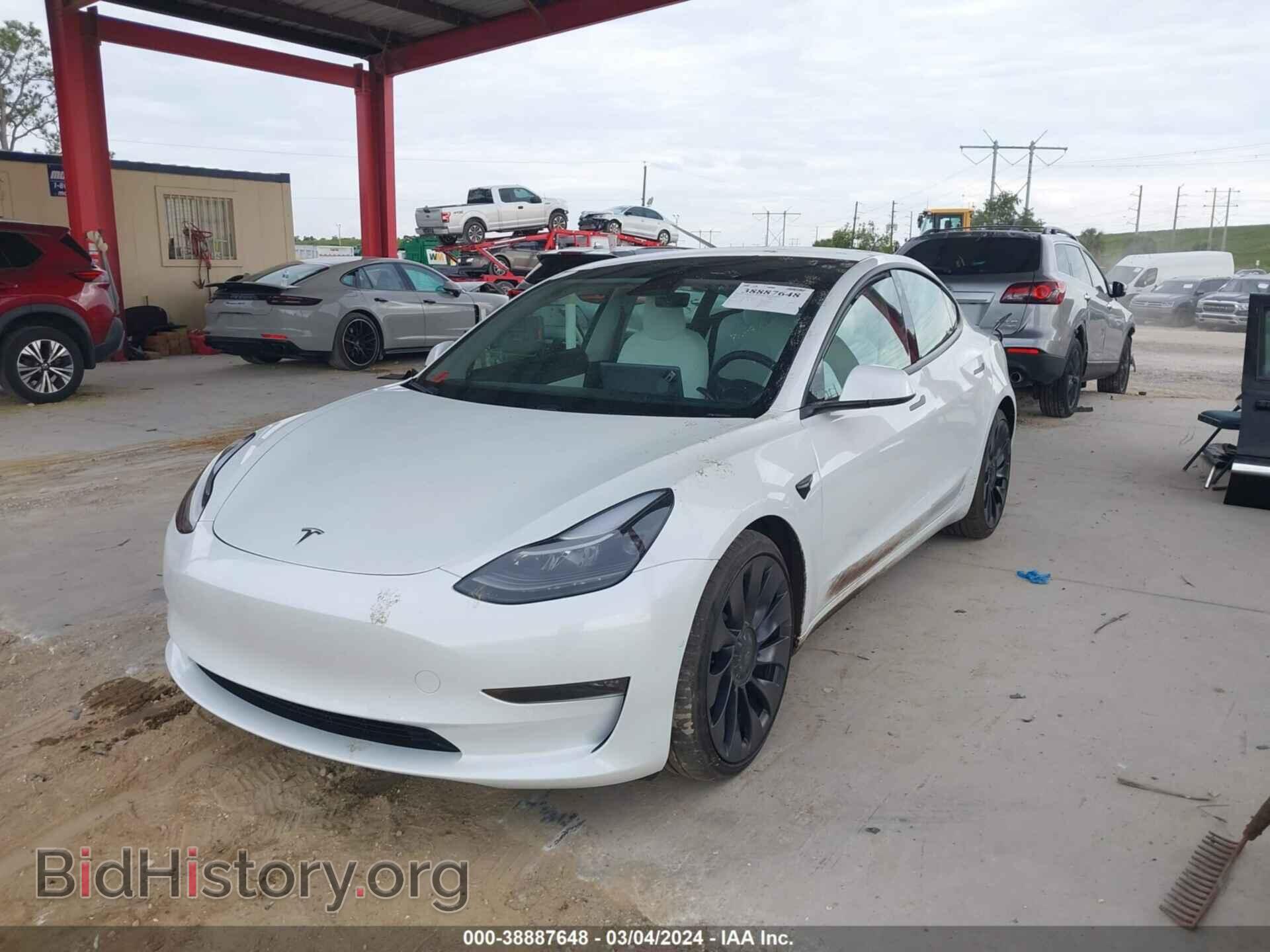 2021 TESLA MODEL 3 - VIN: 5YJ3E1EC2MF913700 - Фото 2