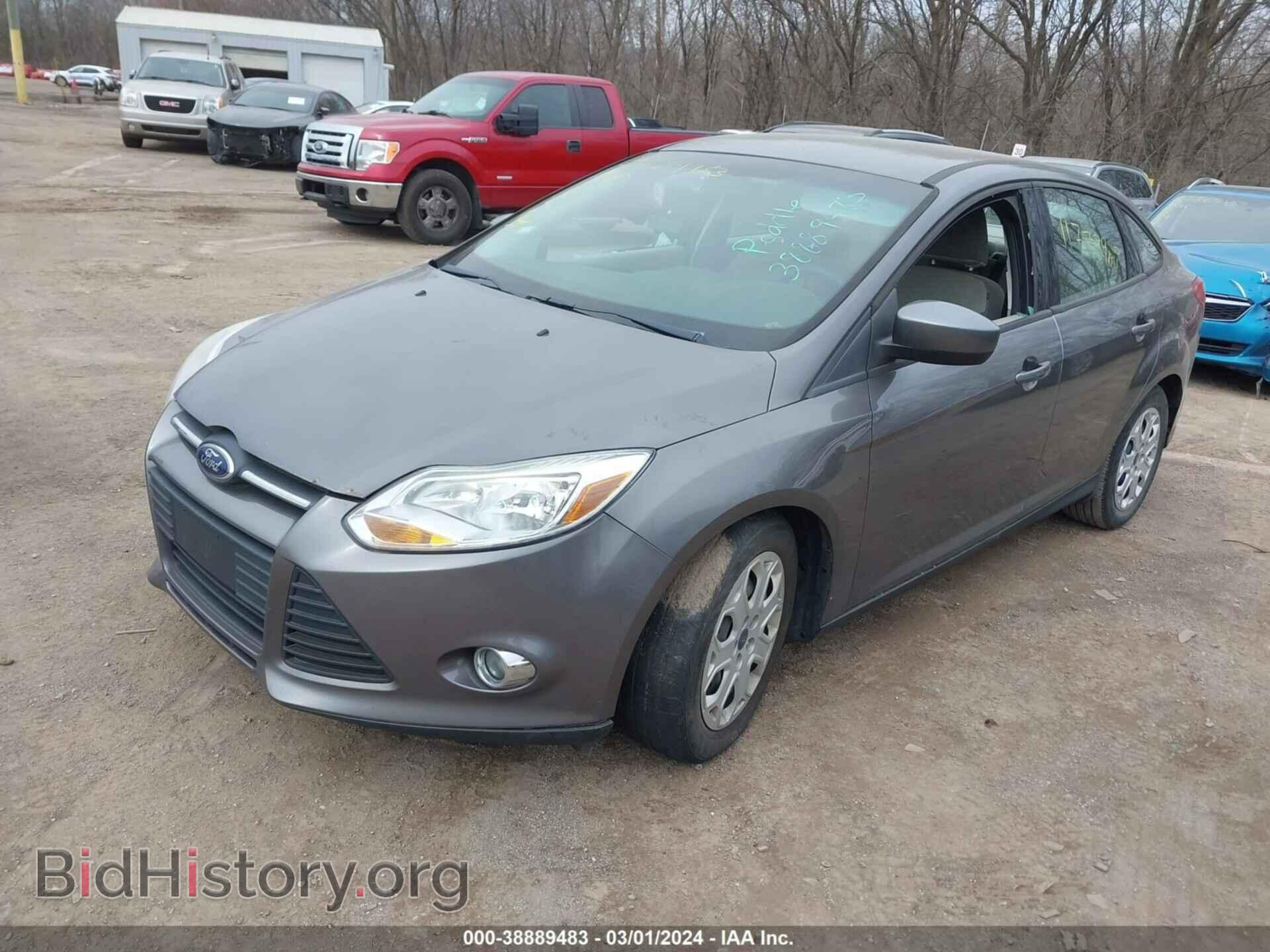 2012 FORD FOCUS - VIN: 1FAHP3F22CL405293 - Фото 2