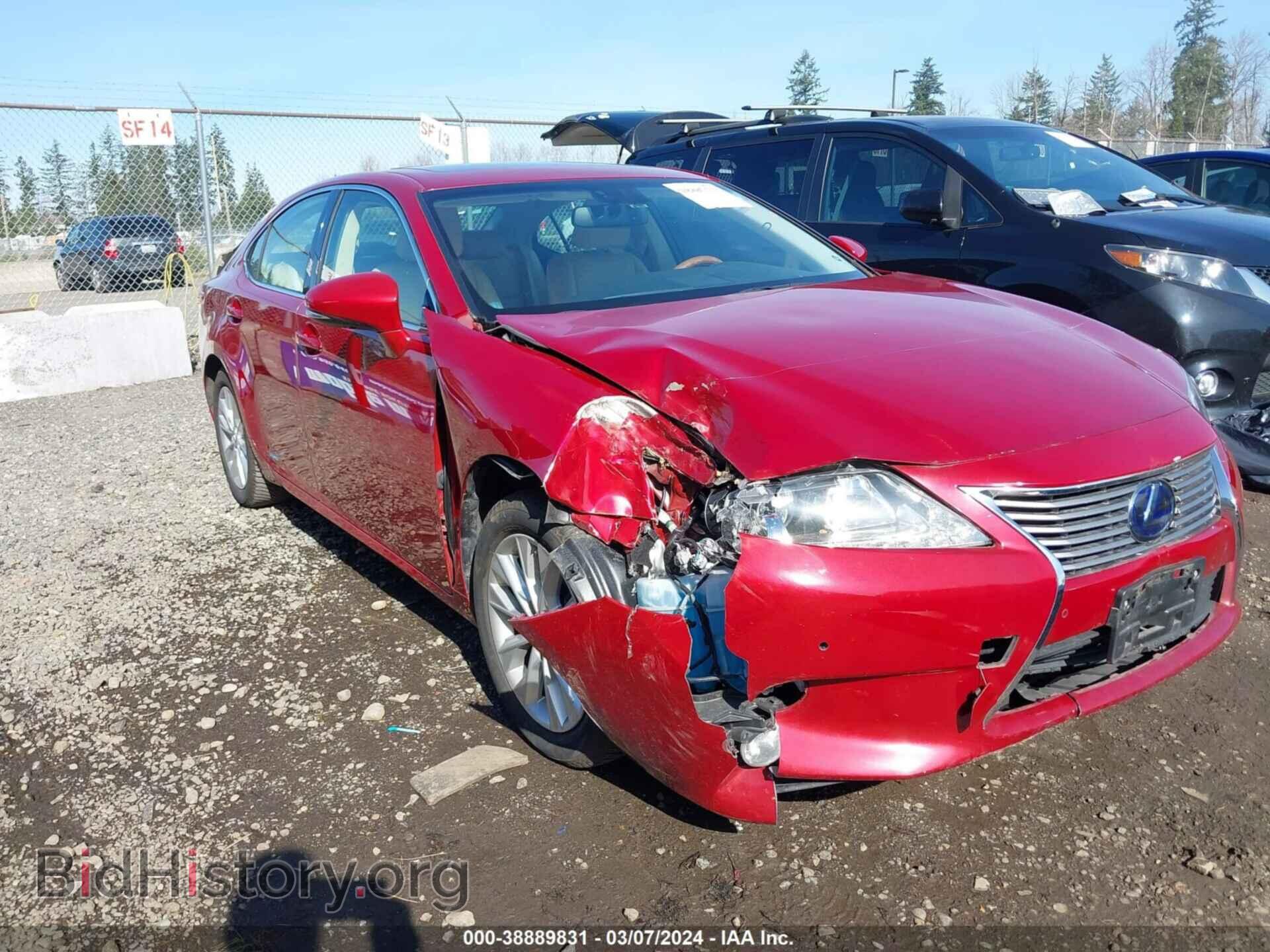 2013 LEXUS ES 300H - VIN: JTHBW1GG1D2024154 - Фото 6