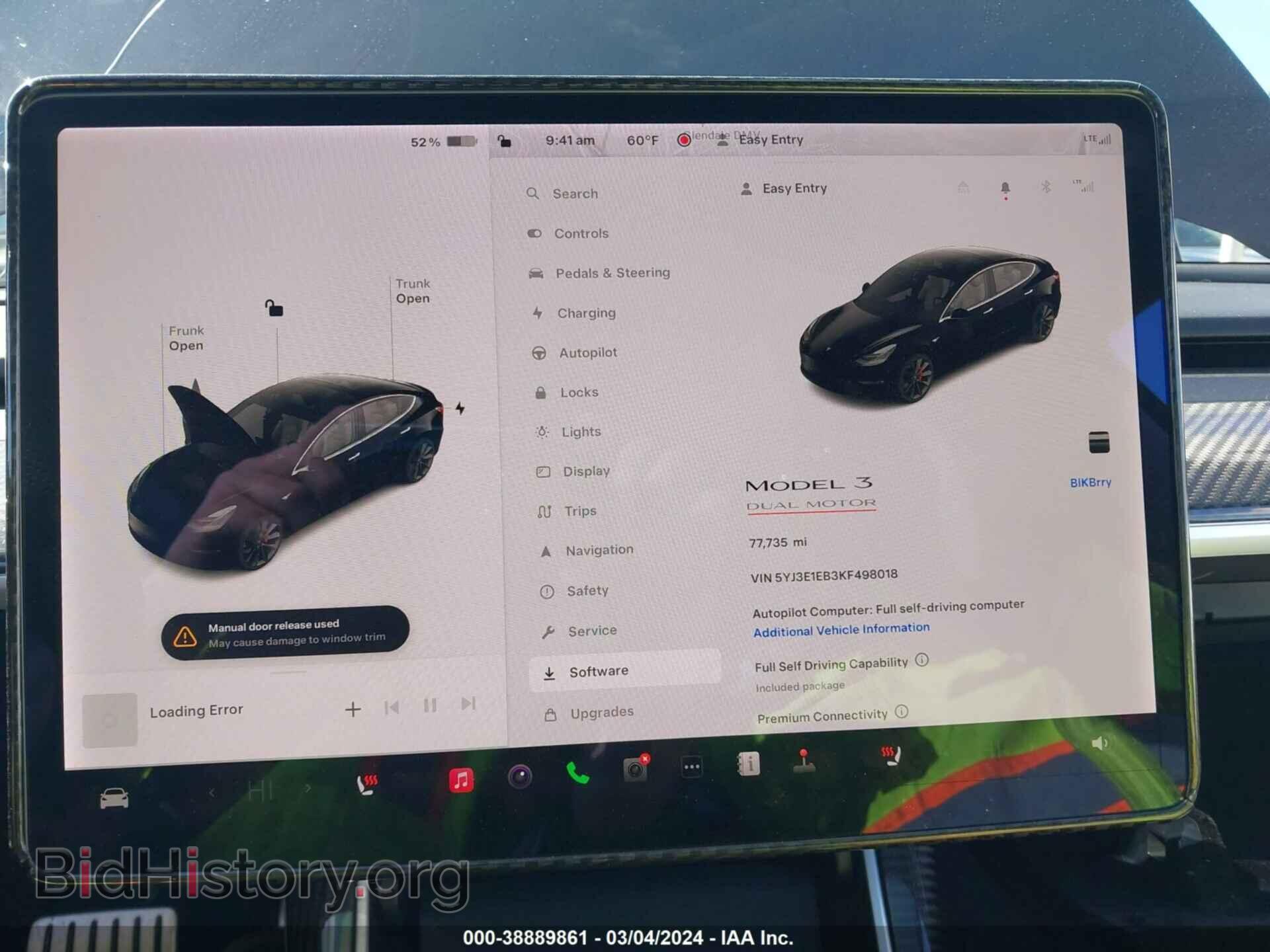 2019 TESLA MODEL 3 - VIN: 5YJ3E1EB3KF498018 - Photo 17