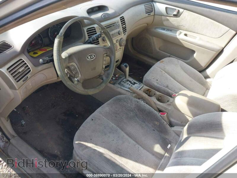 2007 Kia OPTIMA (VIN KNAGE123575126569) — фото 5 из 11