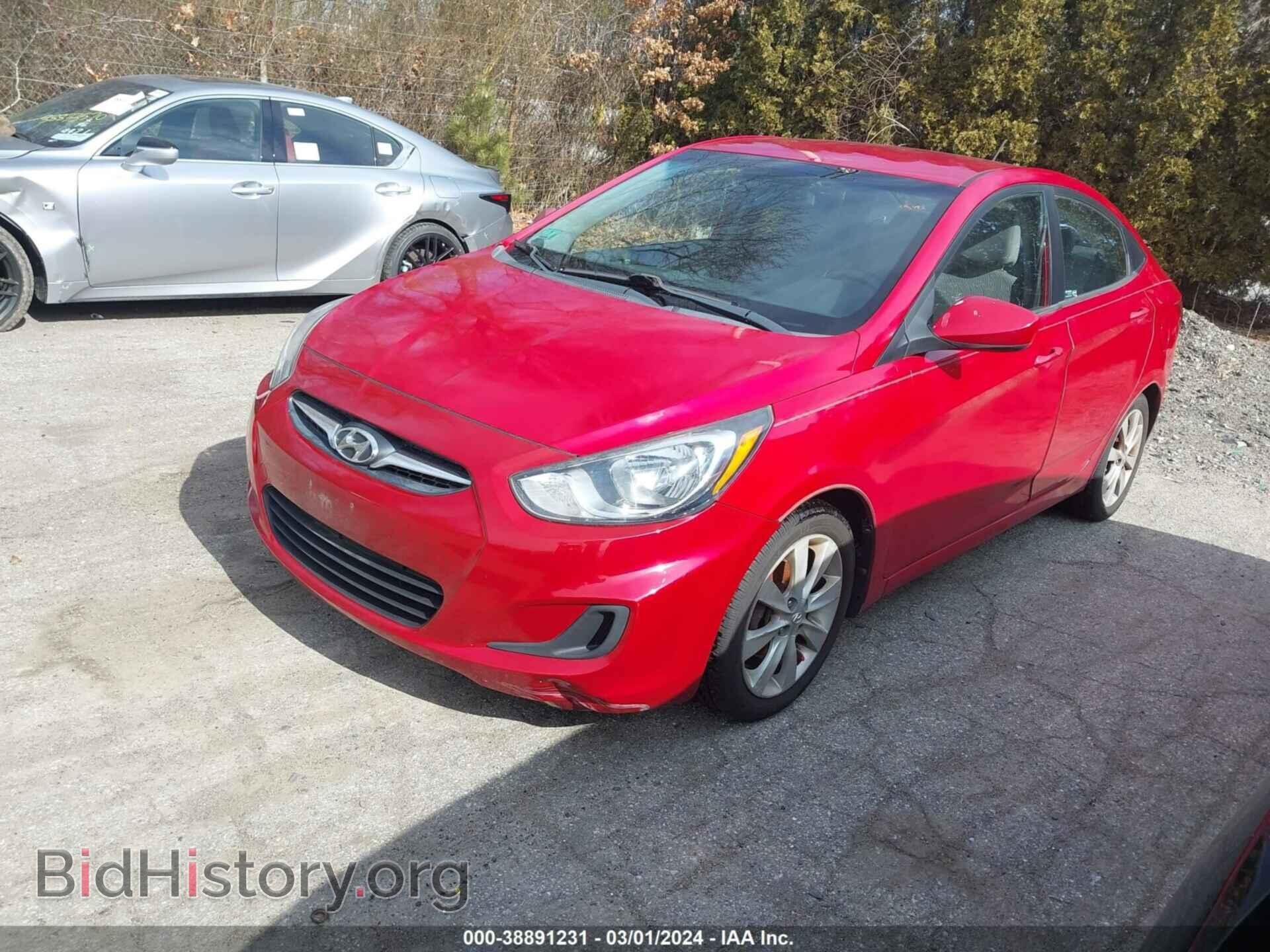 2012 HYUNDAI ACCENT - VIN: KMHCU4AE3CU240171 - Фото 2